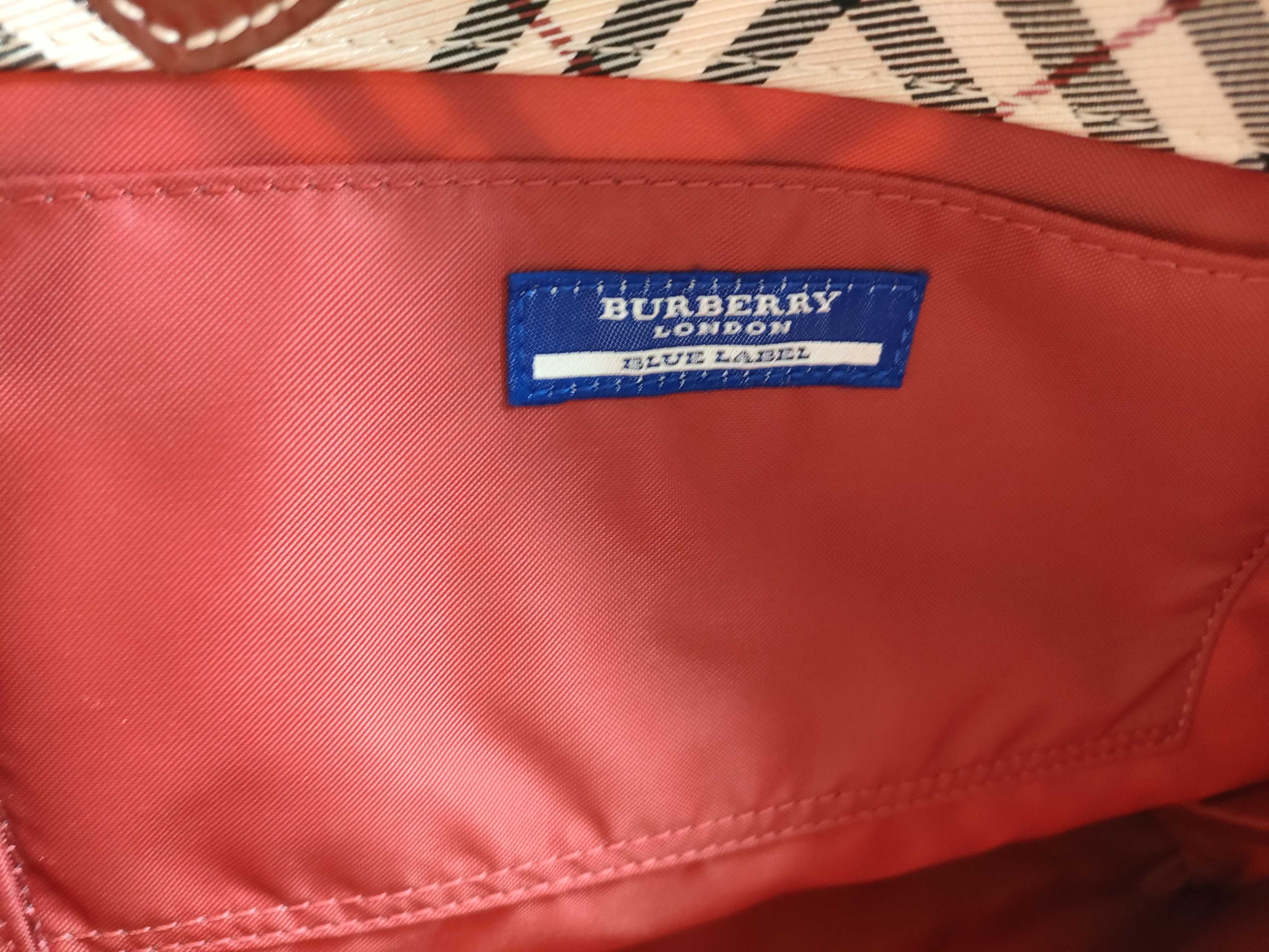 Blue Label Check Tote Bag — view 9