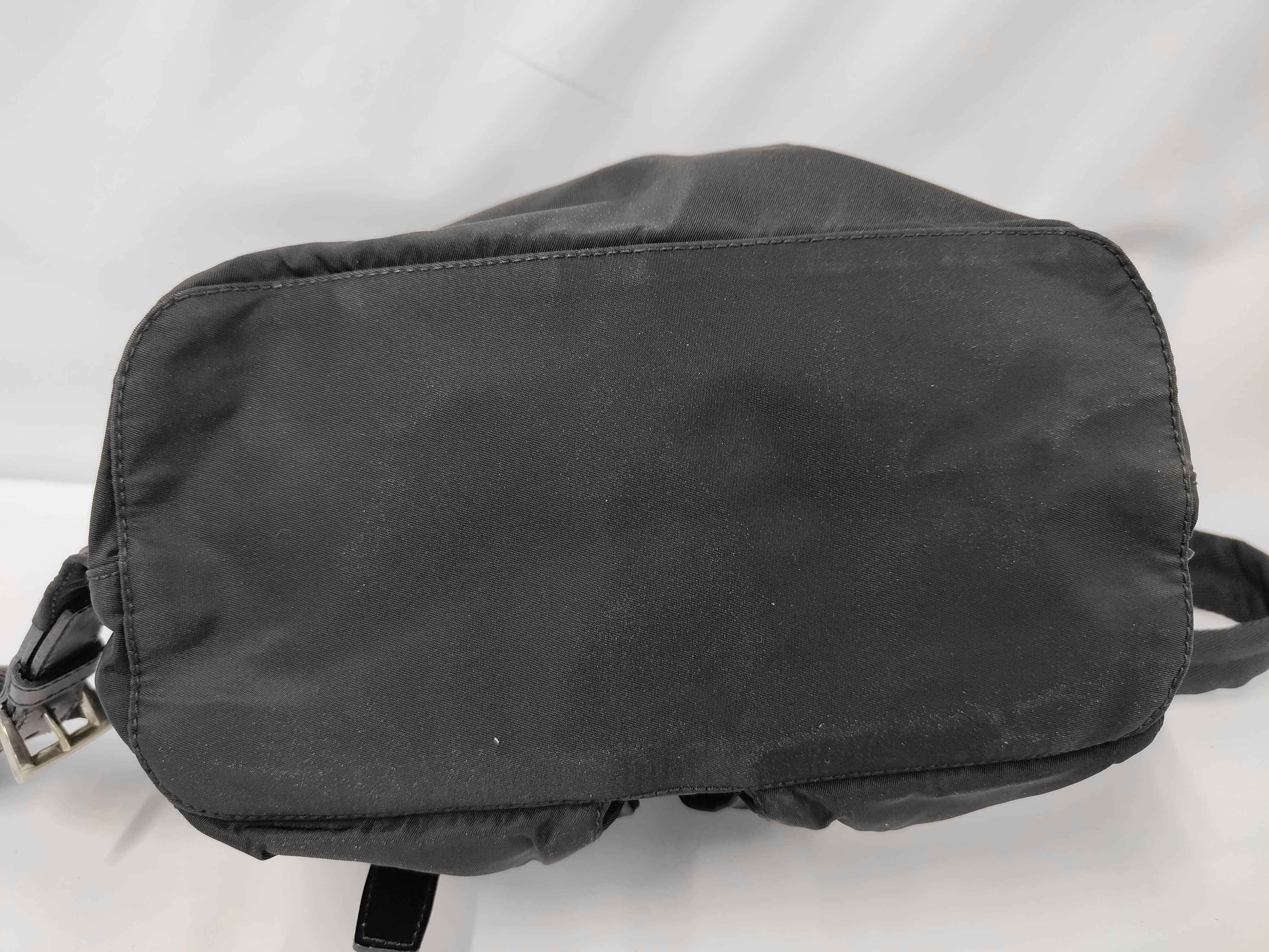 nylon backpack, black backpack. — view 3