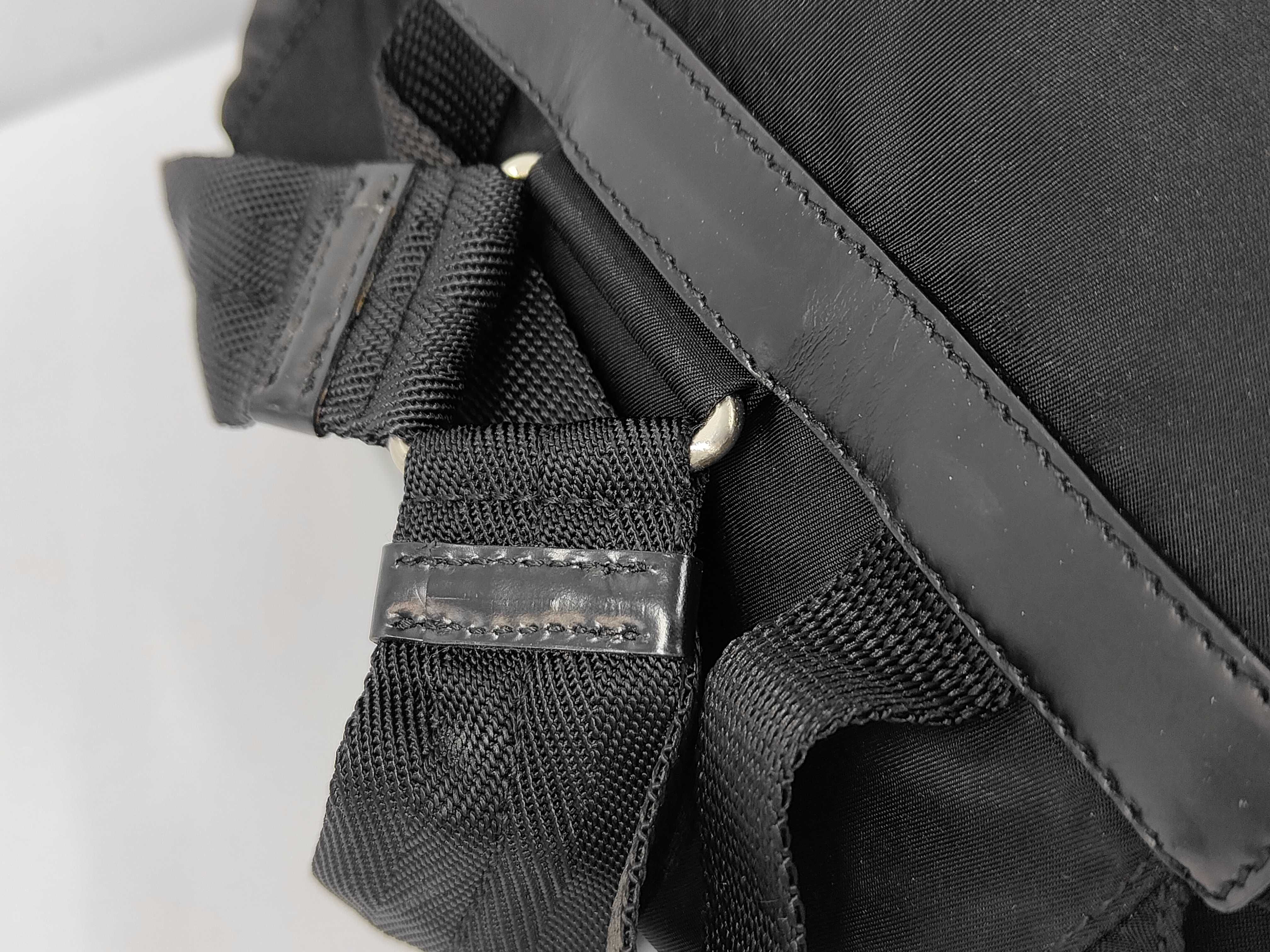 nylon backpack, black backpack. — view 5