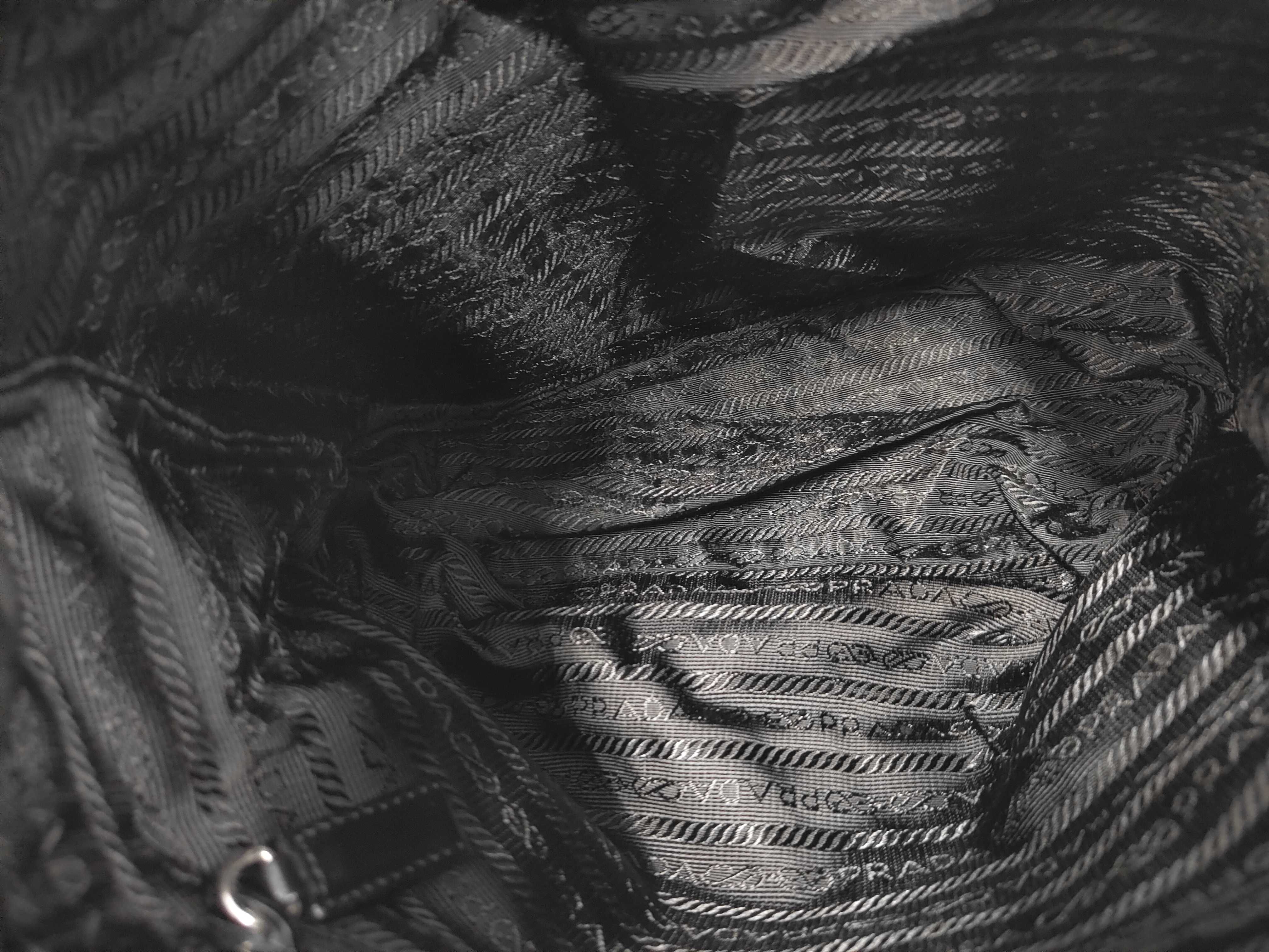 nylon backpack, black backpack. — view 9