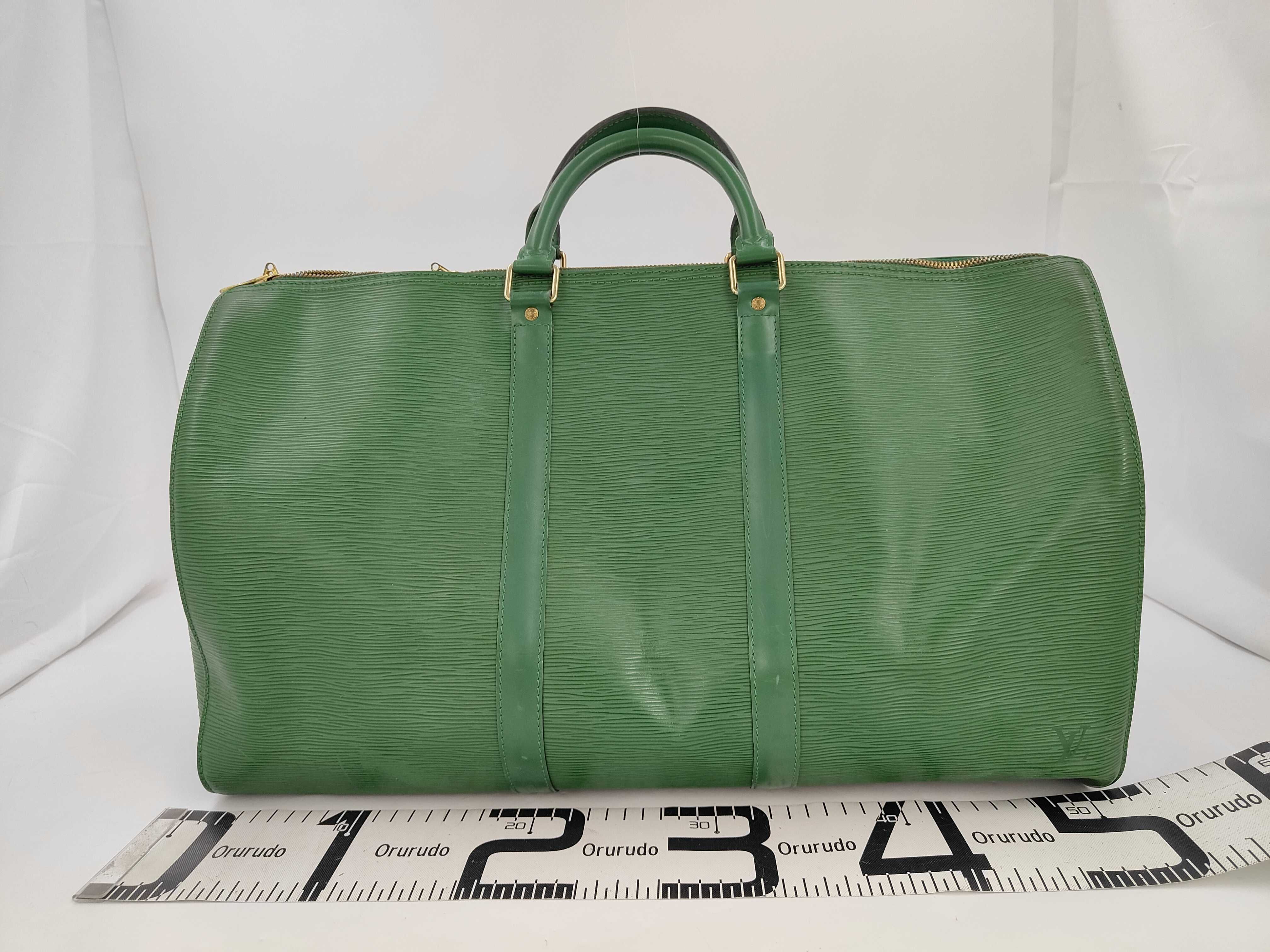 Epi M42964 Epi Keepall 50 Borneo Green Boston Bag — view 2