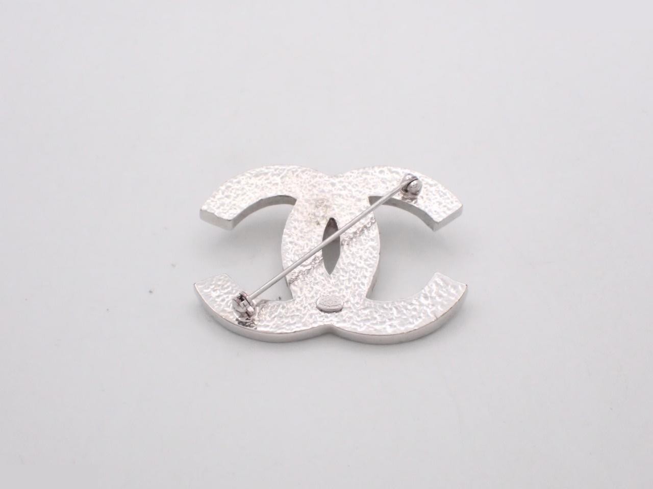 Coco Mark Rhinestone Brooch 01P (with box) — view 2