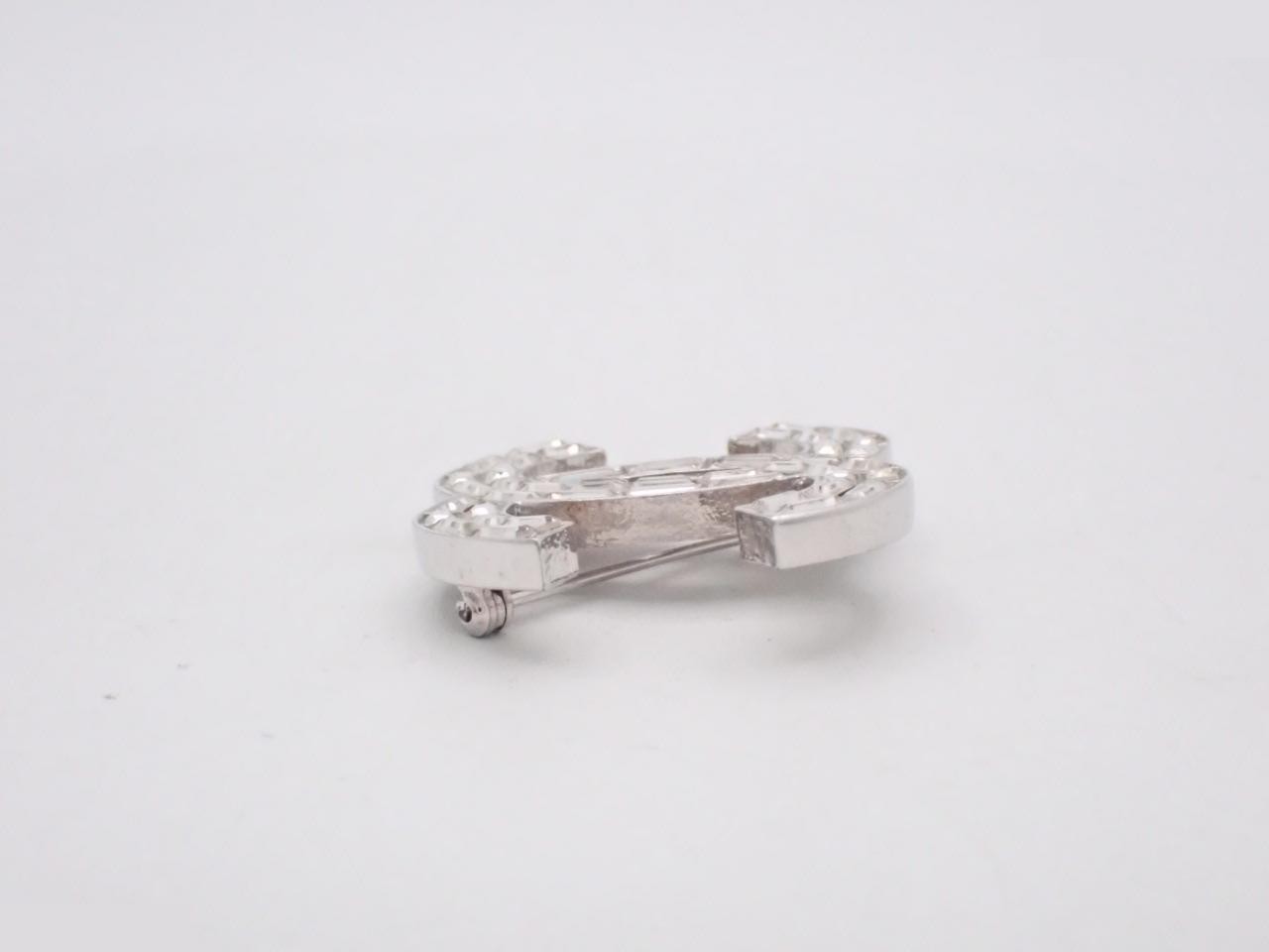 Coco Mark Rhinestone Brooch 01P (with box) — view 3