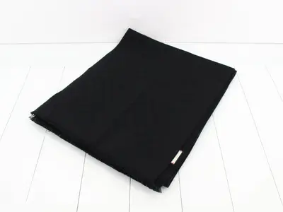 New tag GG pattern scarf, black