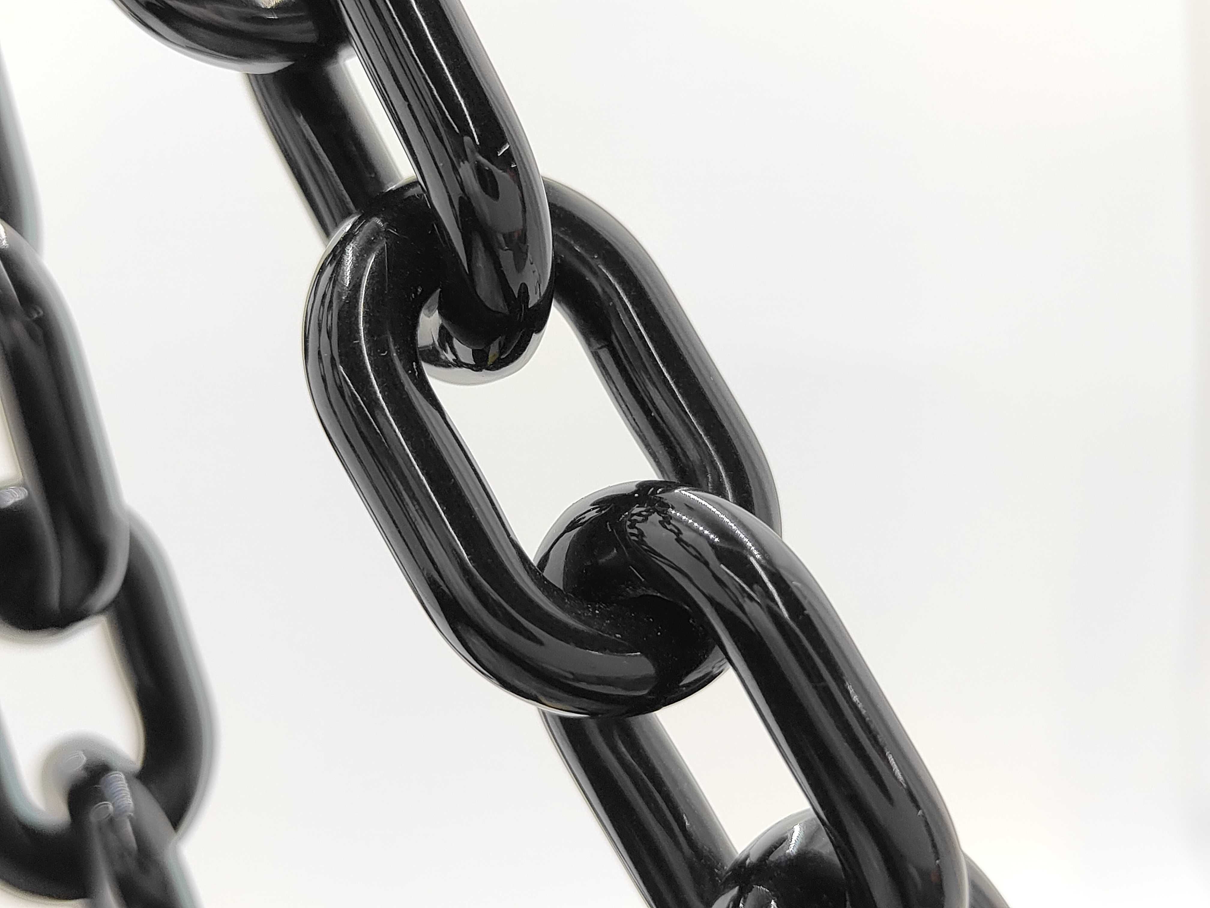 Nylon x Leather Chain Handbag — view 4