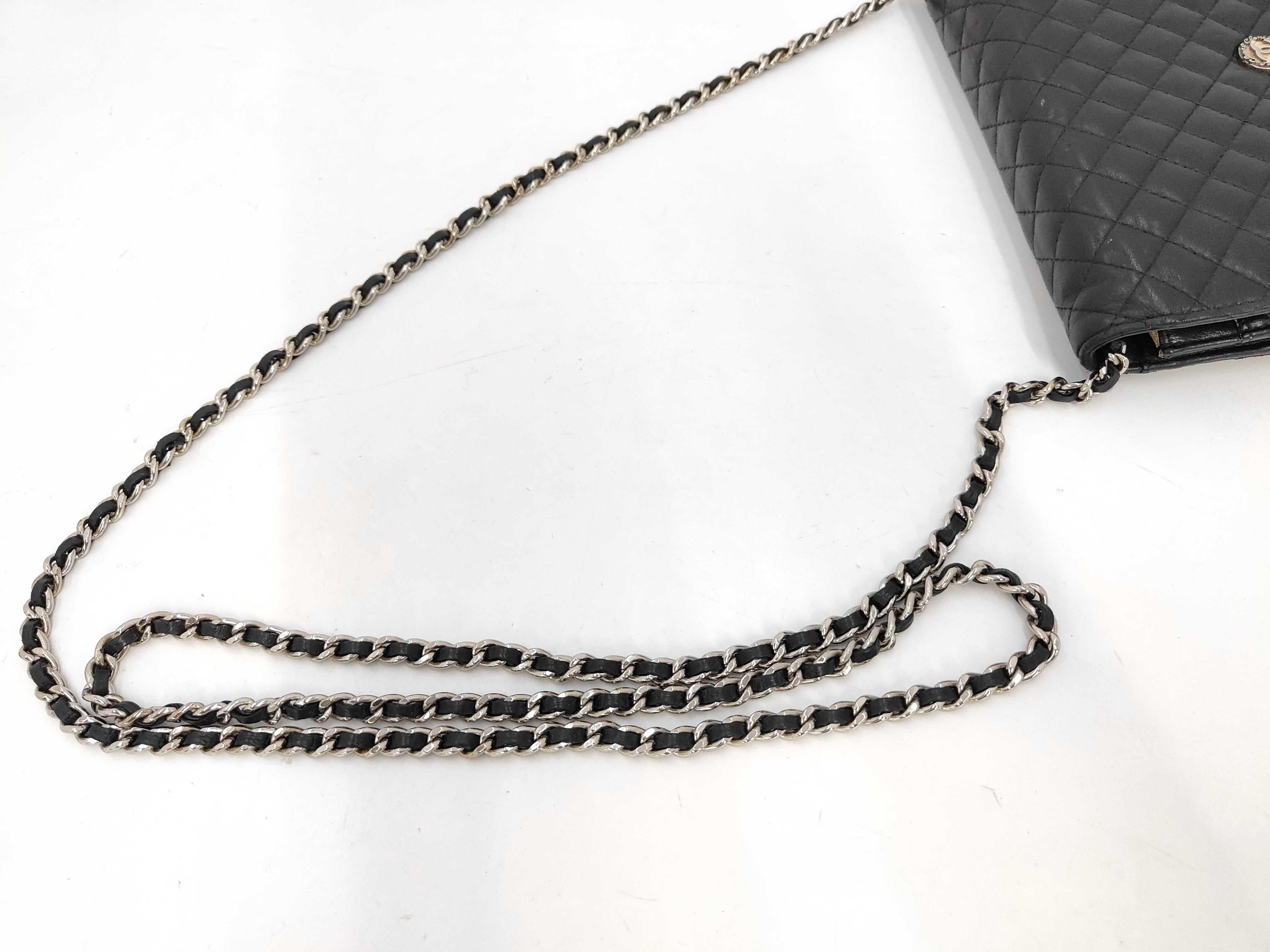 Micro Matelassé Coco Button Chain Wallet Bag — view 3