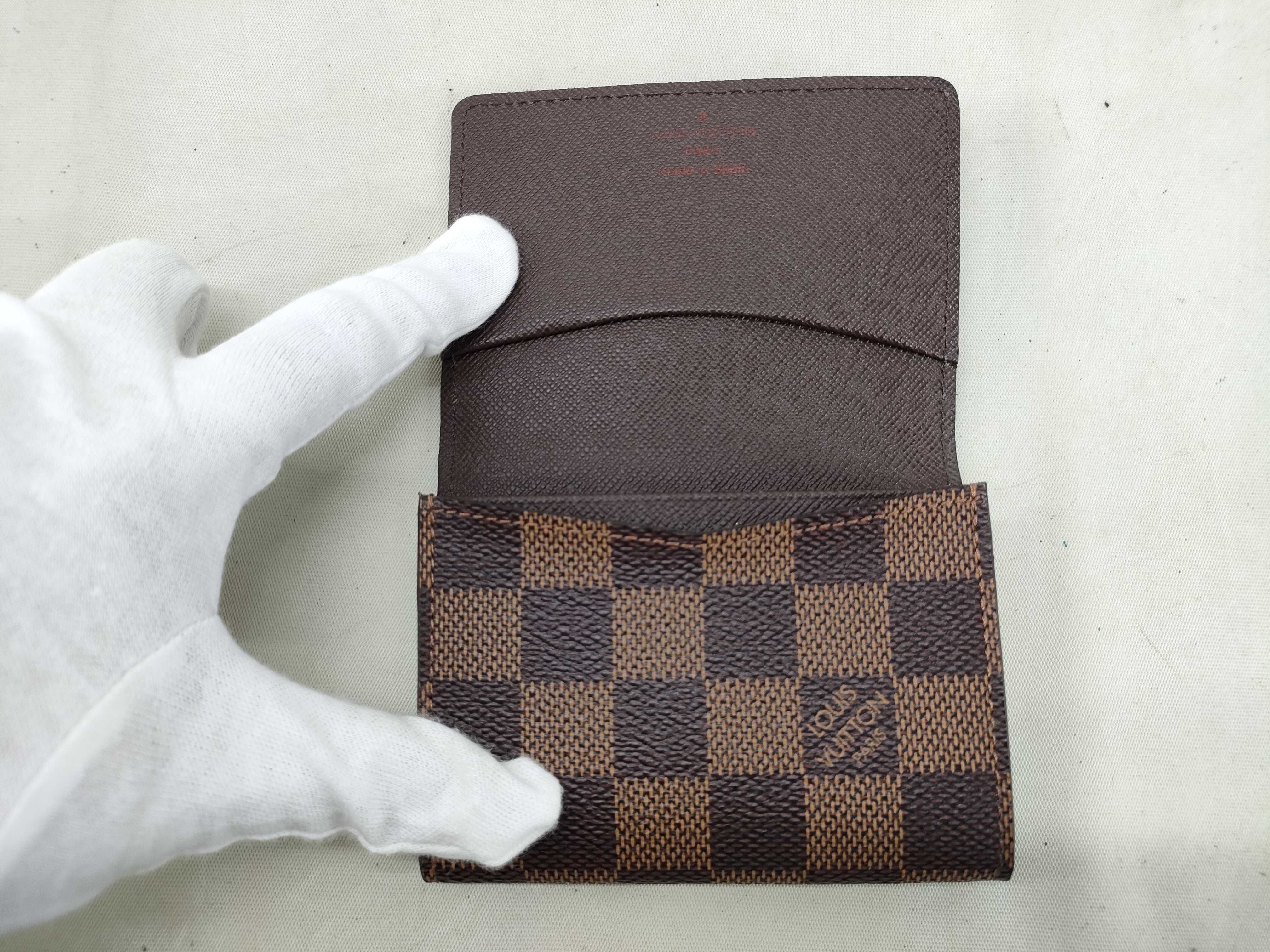 Damier Louis Vuitton Damier Envelop Card Case Business Card Holder Card Case — view 7