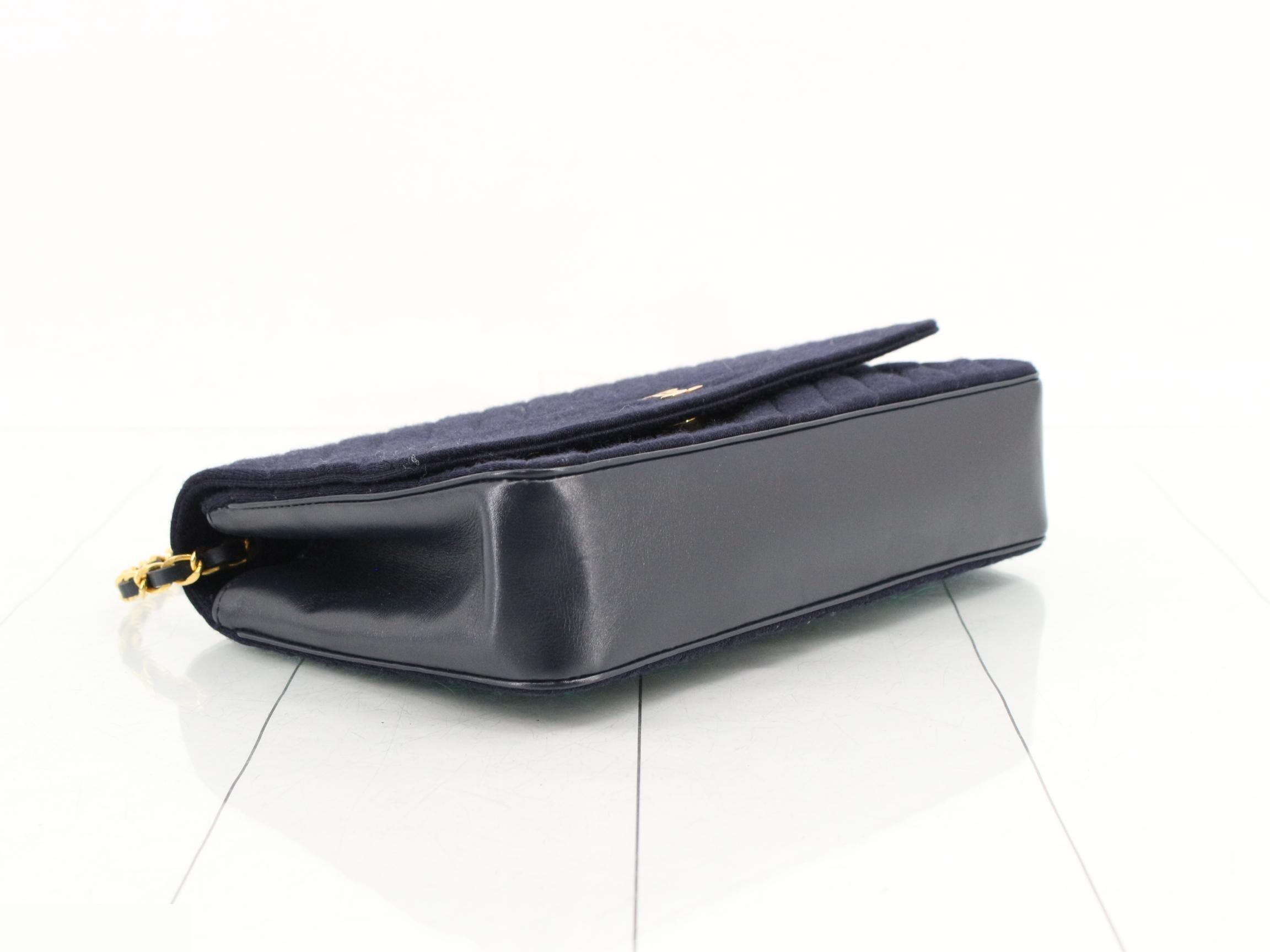 Jersey (Bag) / Shoulder Bag, Cotton, Navy — view 5