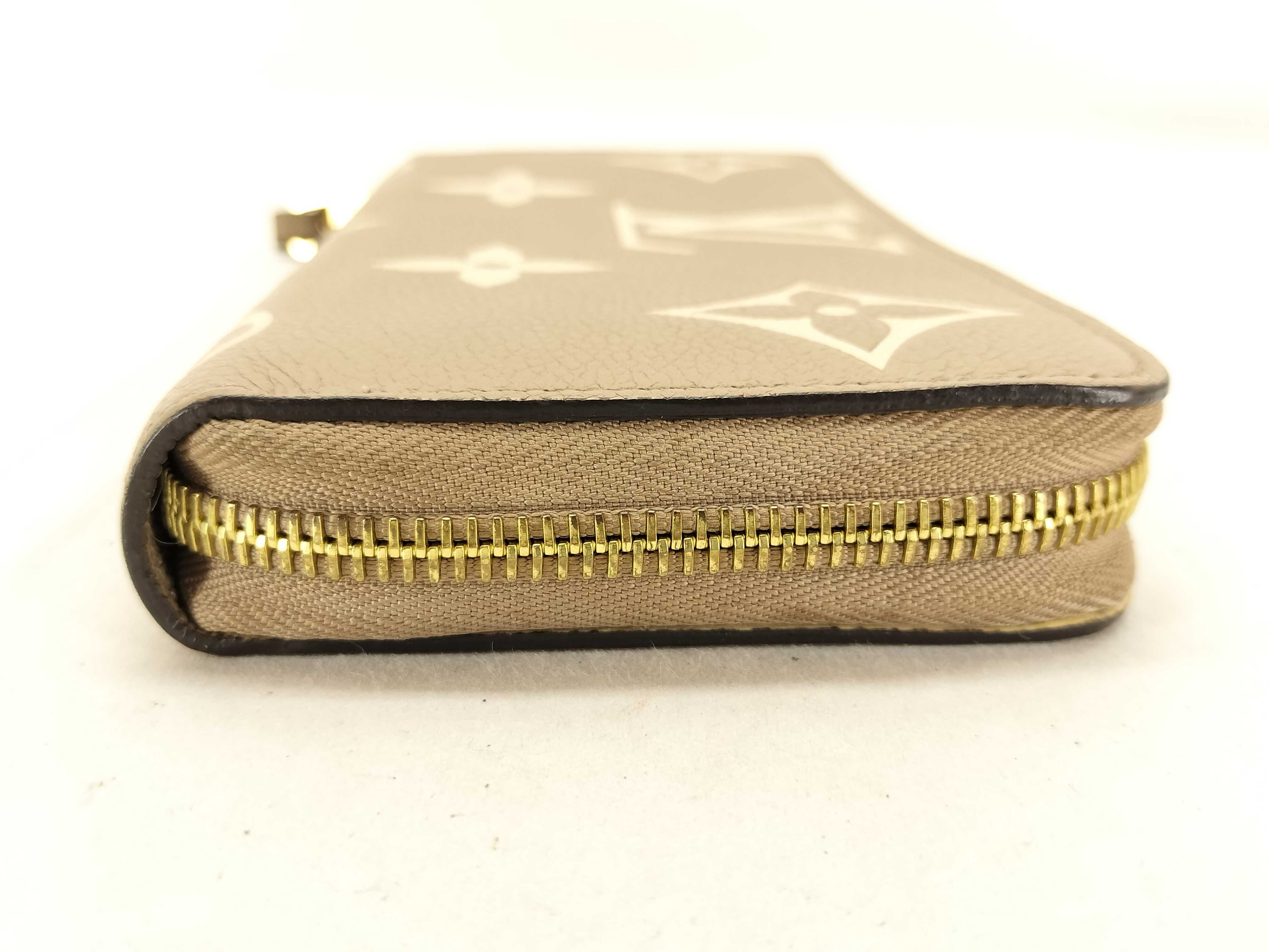 Monogram Empreinte Louis Vuitton Empreinte Zippy Wallet Beige — view 12