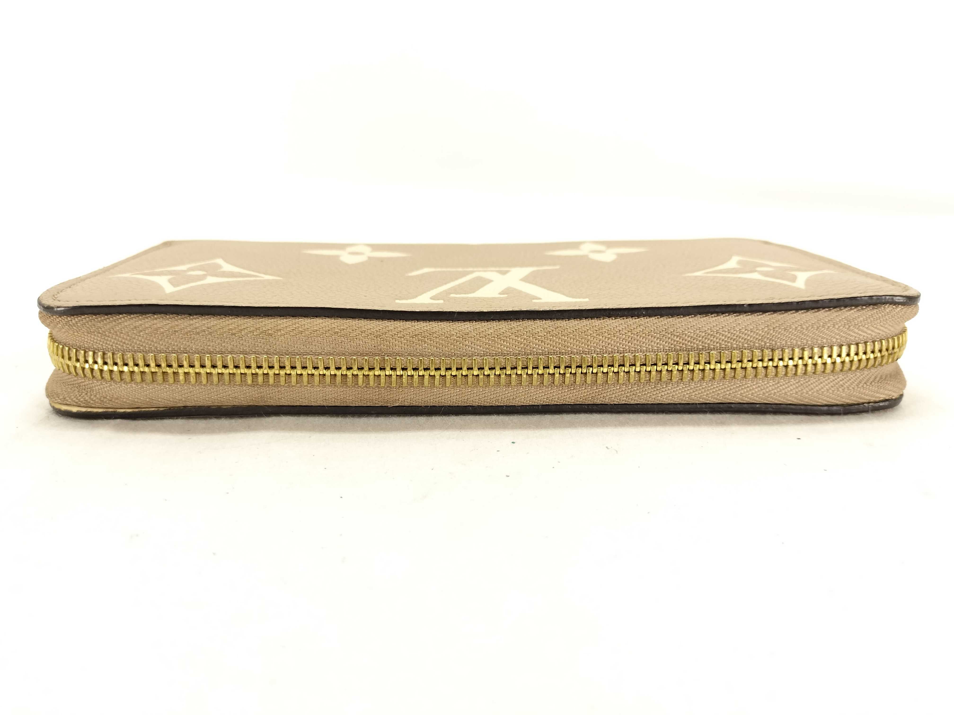 Monogram Empreinte Louis Vuitton Empreinte Zippy Wallet Beige — view 13