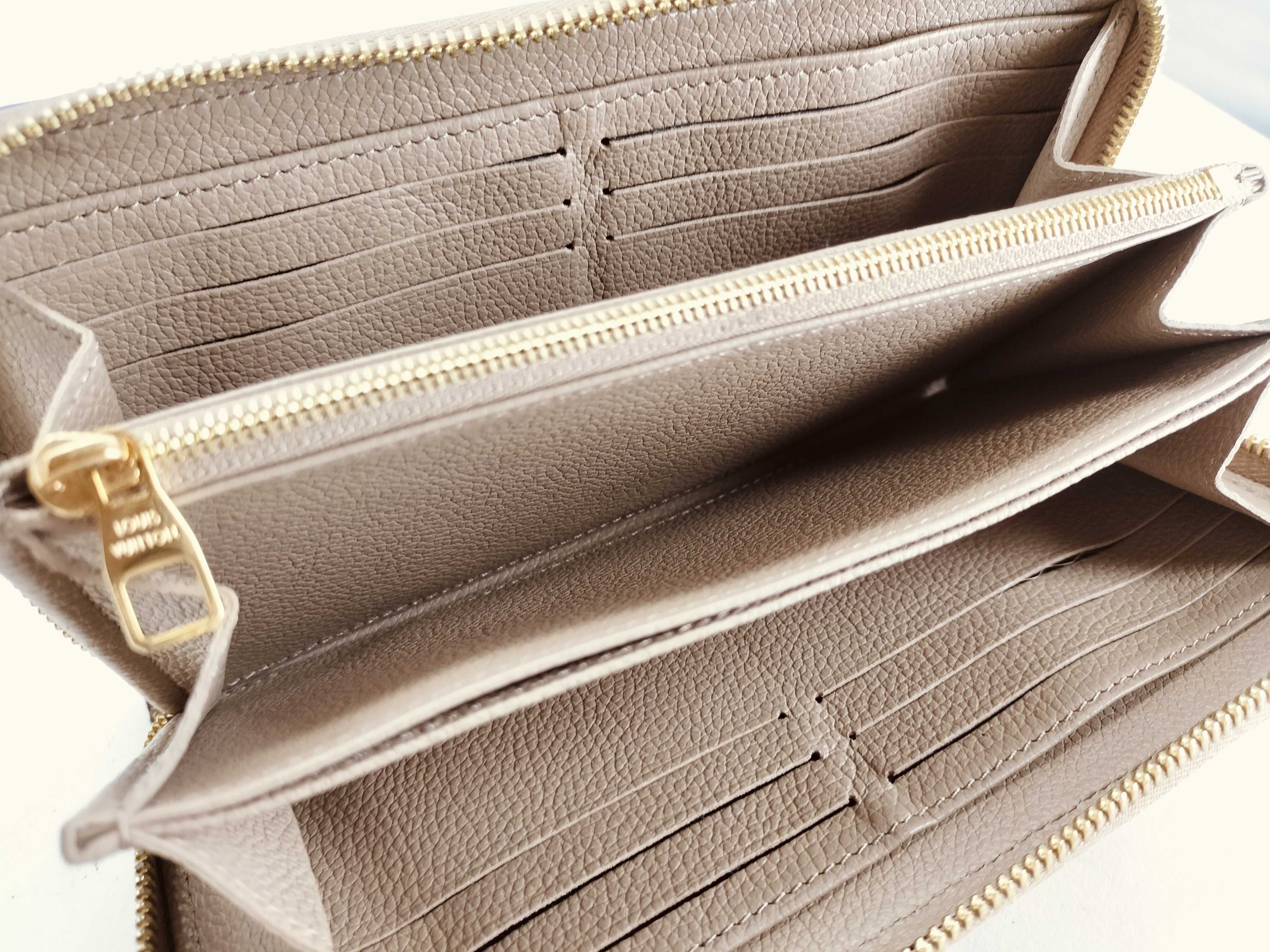 Monogram Empreinte Louis Vuitton Empreinte Zippy Wallet Beige — view 4