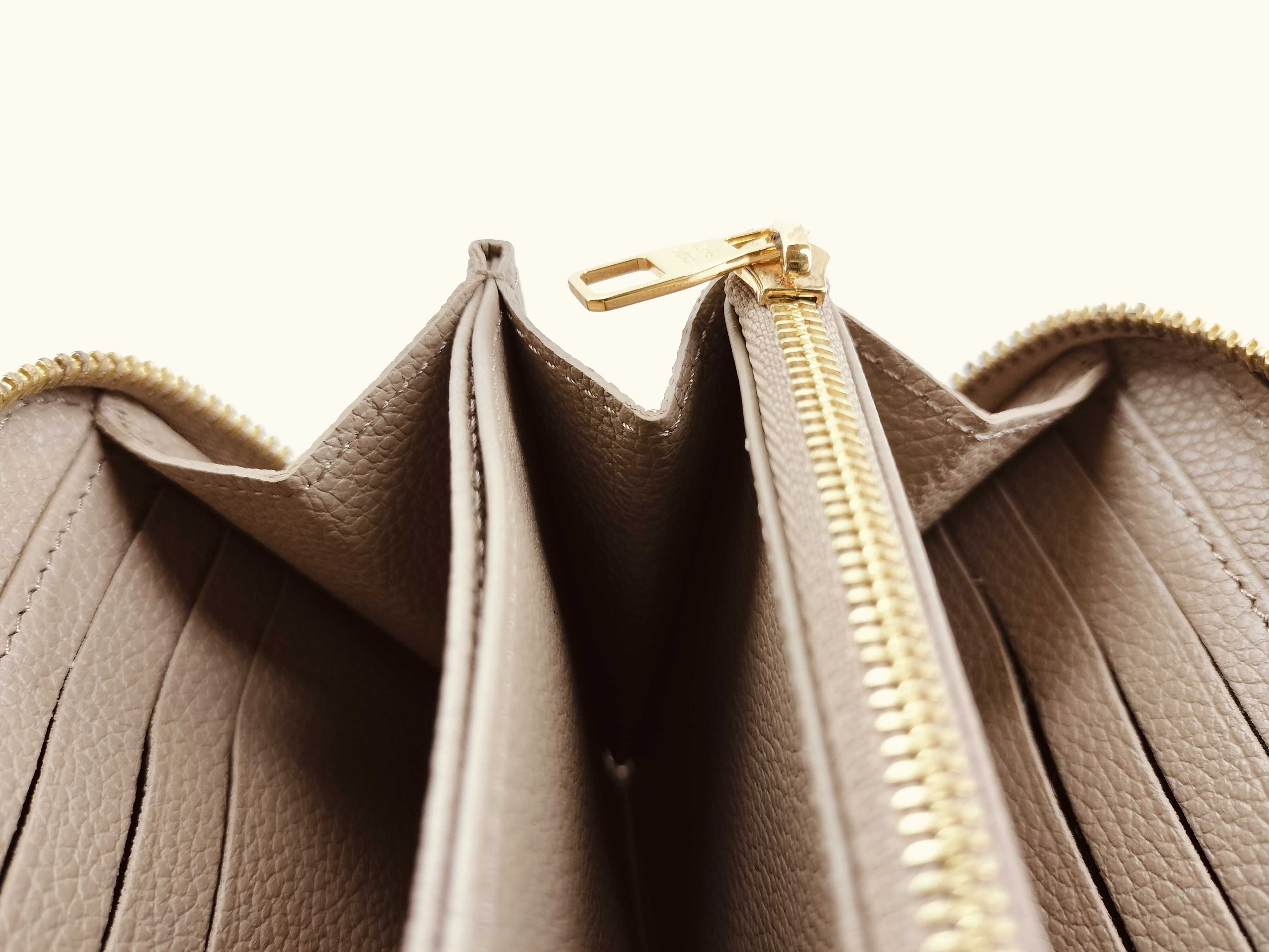 Monogram Empreinte Louis Vuitton Empreinte Zippy Wallet Beige — view 7