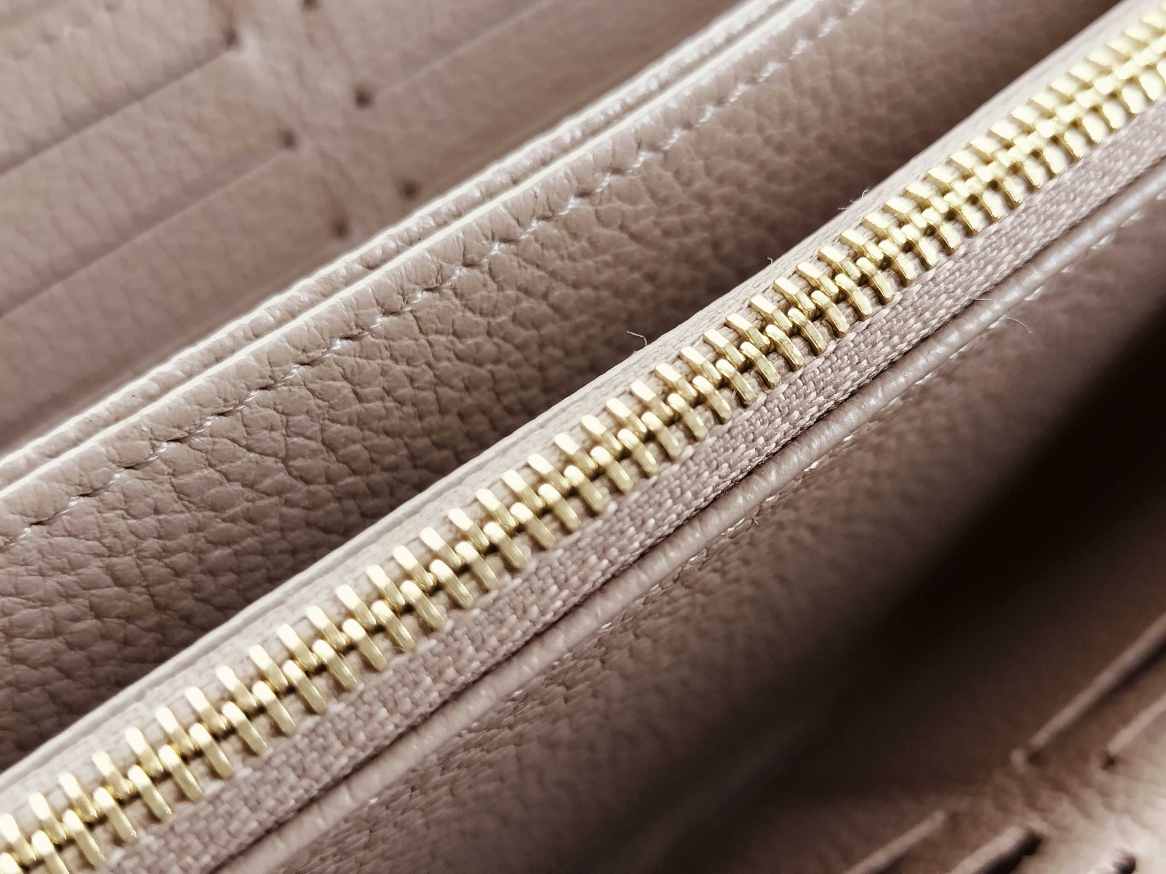 Monogram Empreinte Louis Vuitton Empreinte Zippy Wallet Beige — view 8