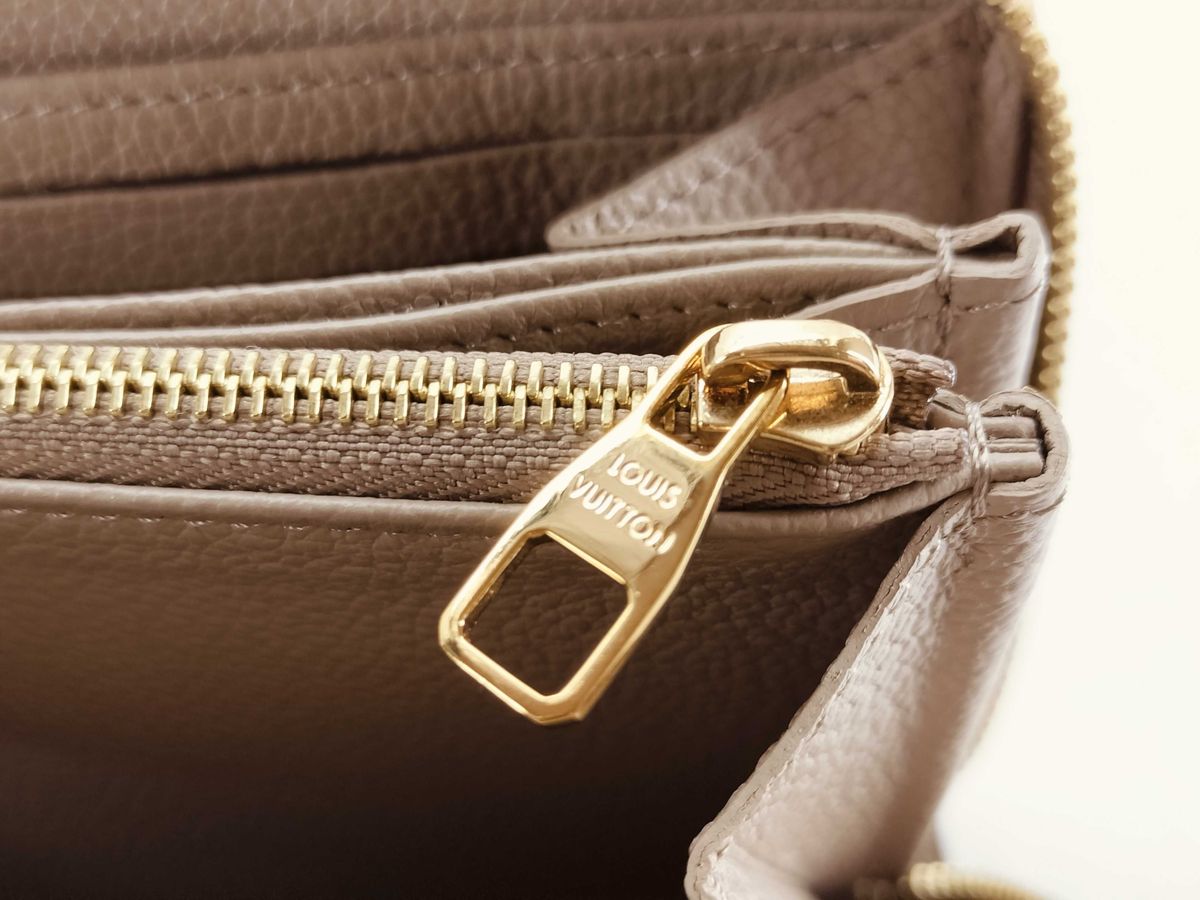Monogram Empreinte Louis Vuitton Empreinte Zippy Wallet Beige — view 9