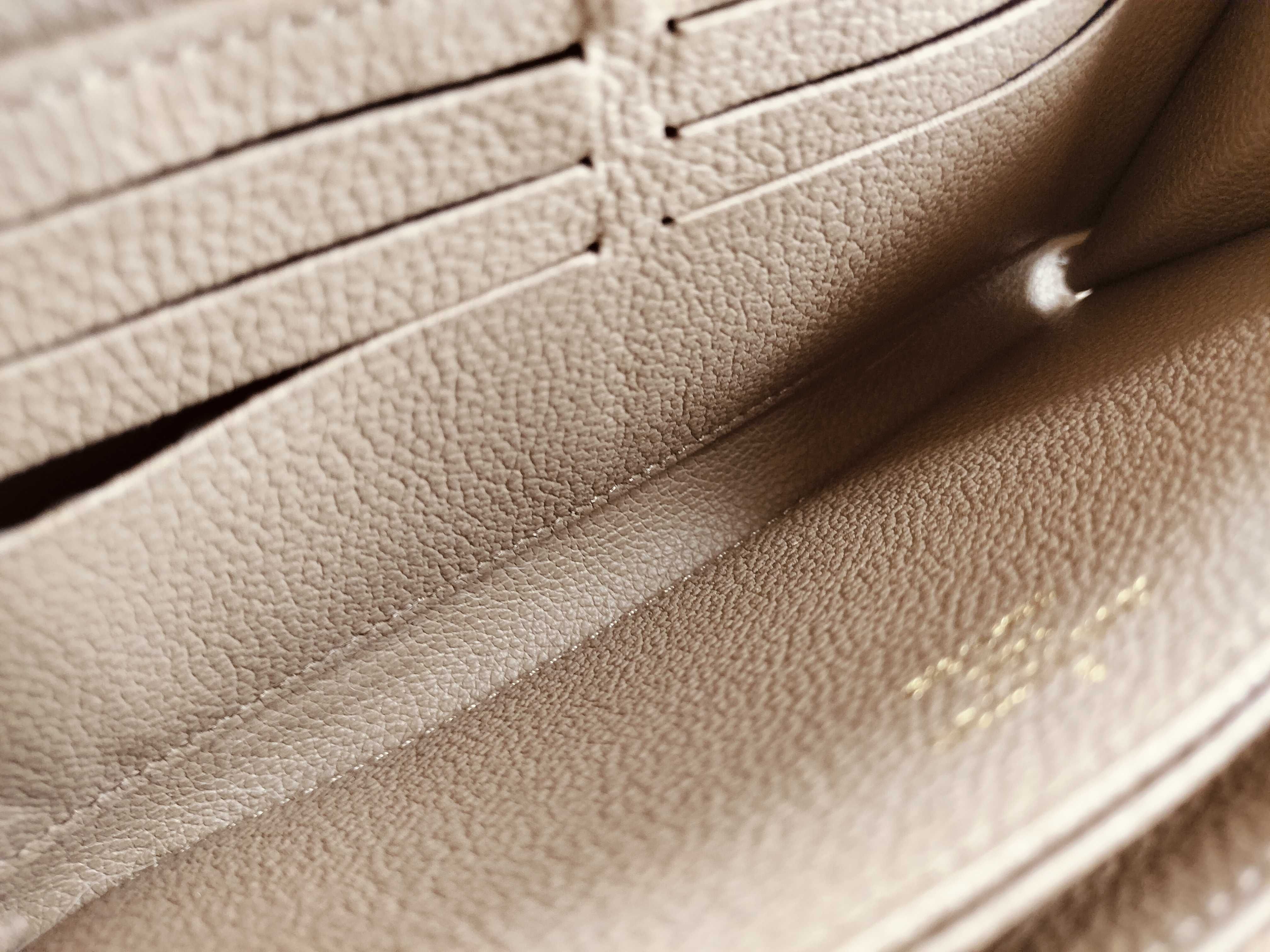 Monogram Empreinte Louis Vuitton Empreinte Zippy Wallet Beige — view 10