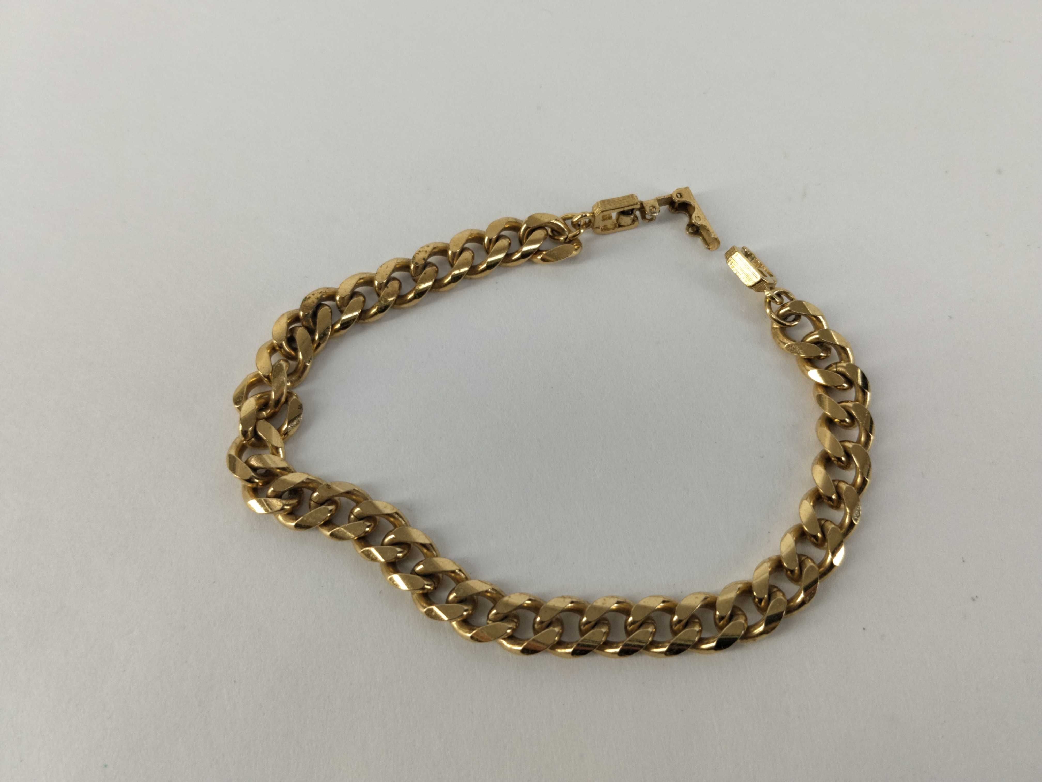 Gold Cuban Link Chain Bracelet (Bracelet/Bangle) — view 6
