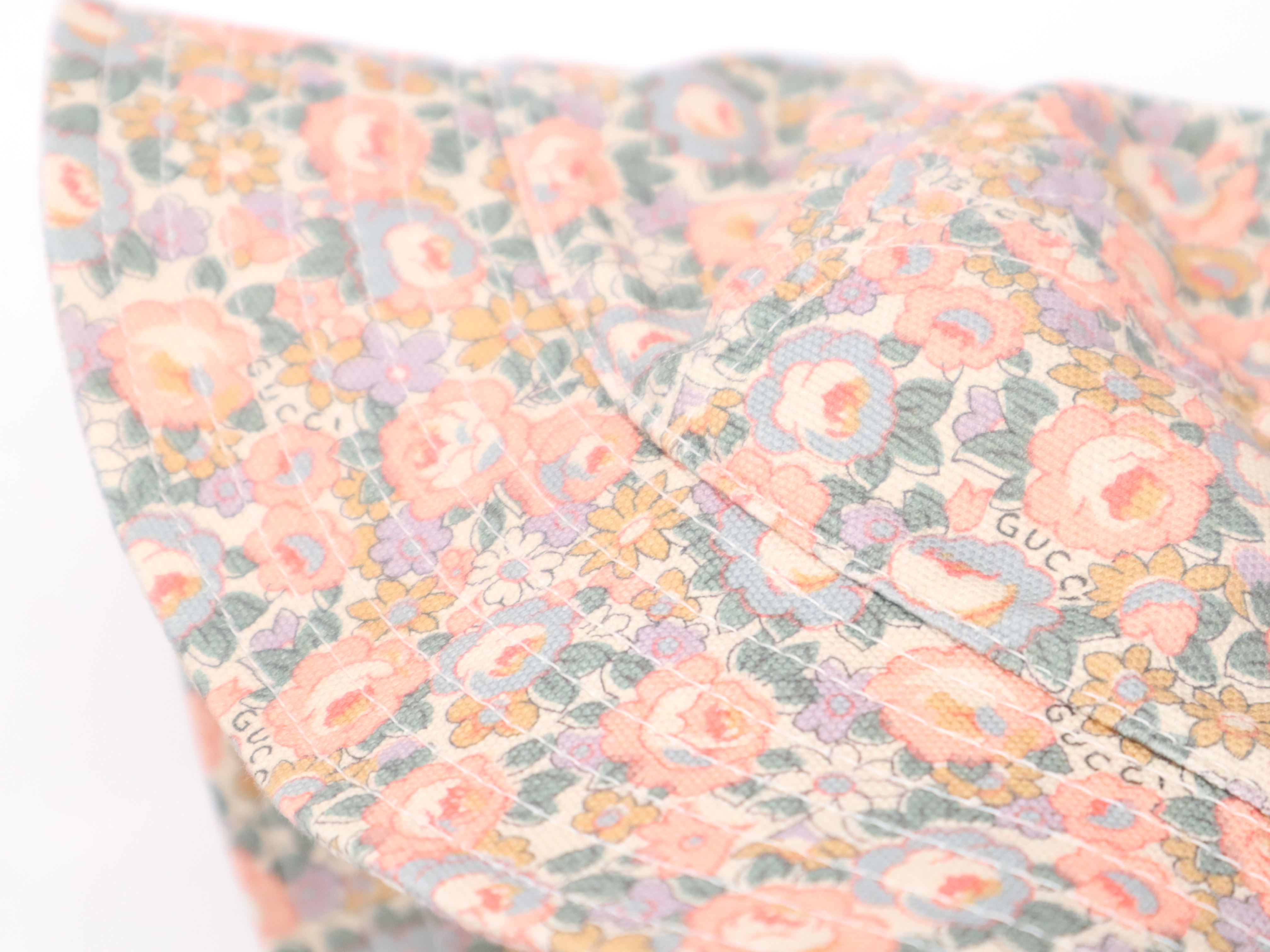 638301 Cotton Floral Bucket Hat Liberty London Floral Canvas Other Accessories — view 6