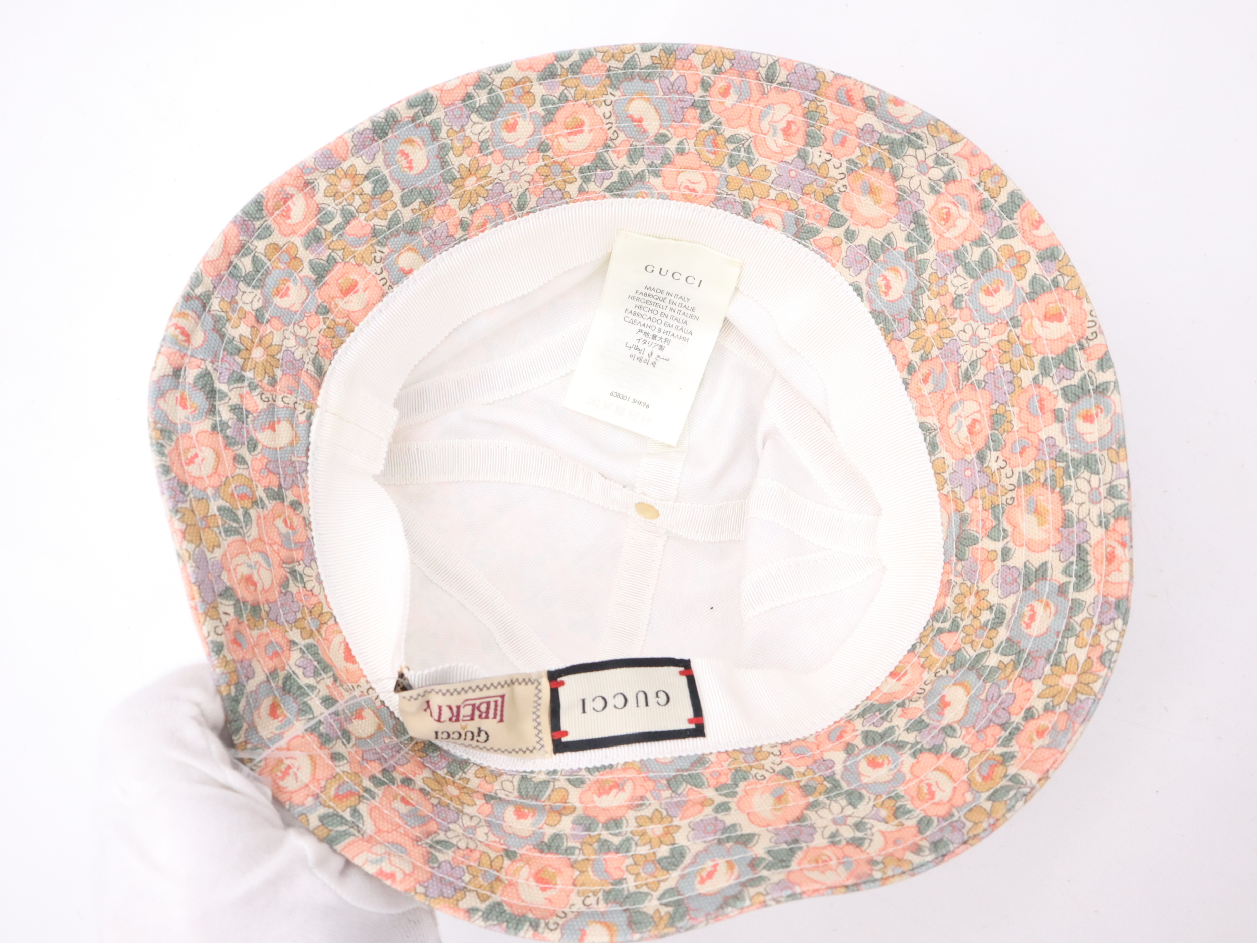 638301 Cotton Floral Bucket Hat Liberty London Floral Canvas Other Accessories — view 8