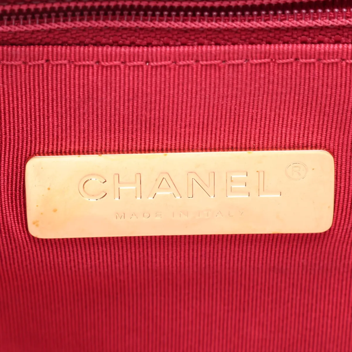 19 Lambskin Chain Shoulder Bag, Black with Gold and Silver Hardware, 31249049, Serial Number , AS1160 — view 11
