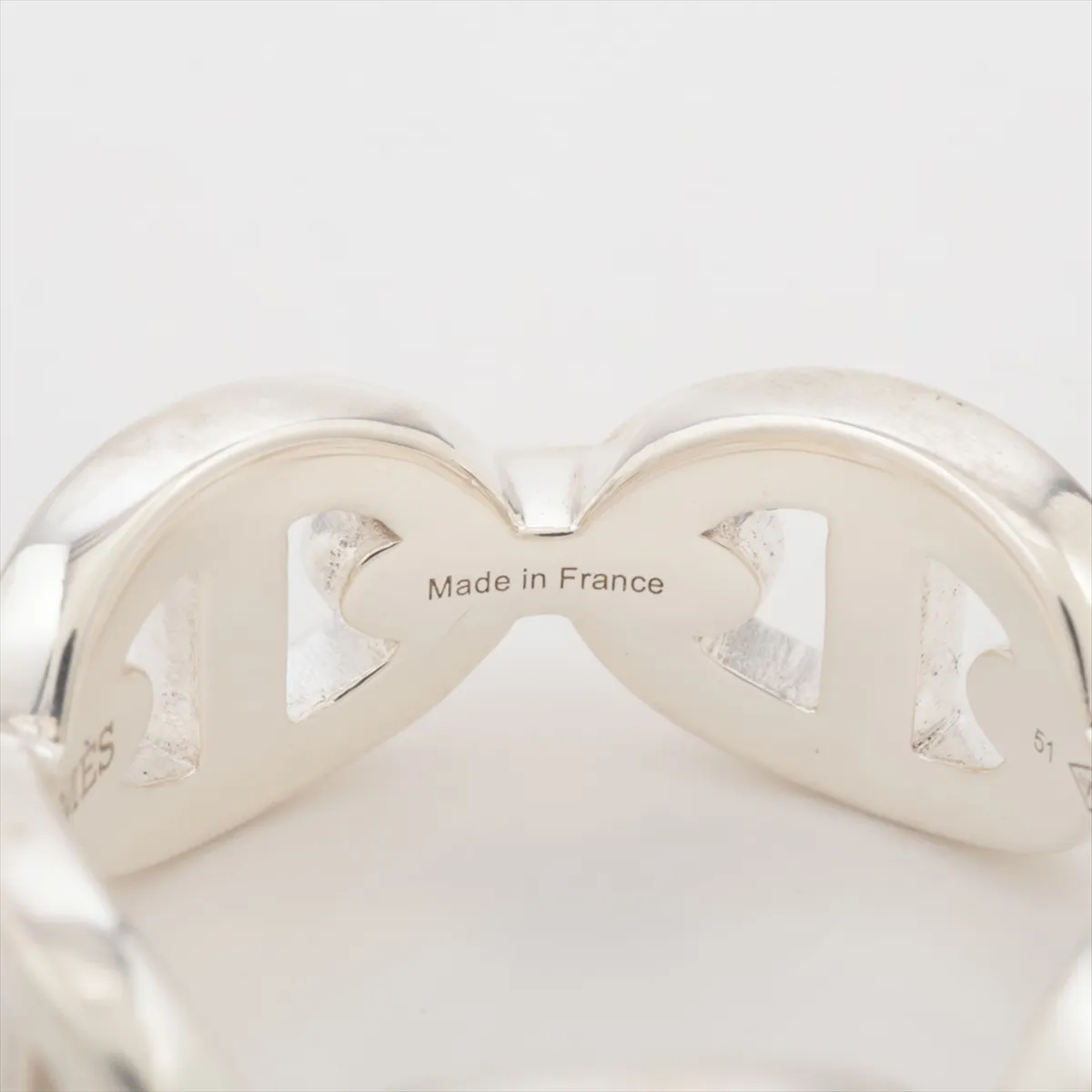 Chaine d'Ancre Enchainée 2025 Ring, Size 51, 925 Sterling Silver, 5.6g, 25G464452. — view 7