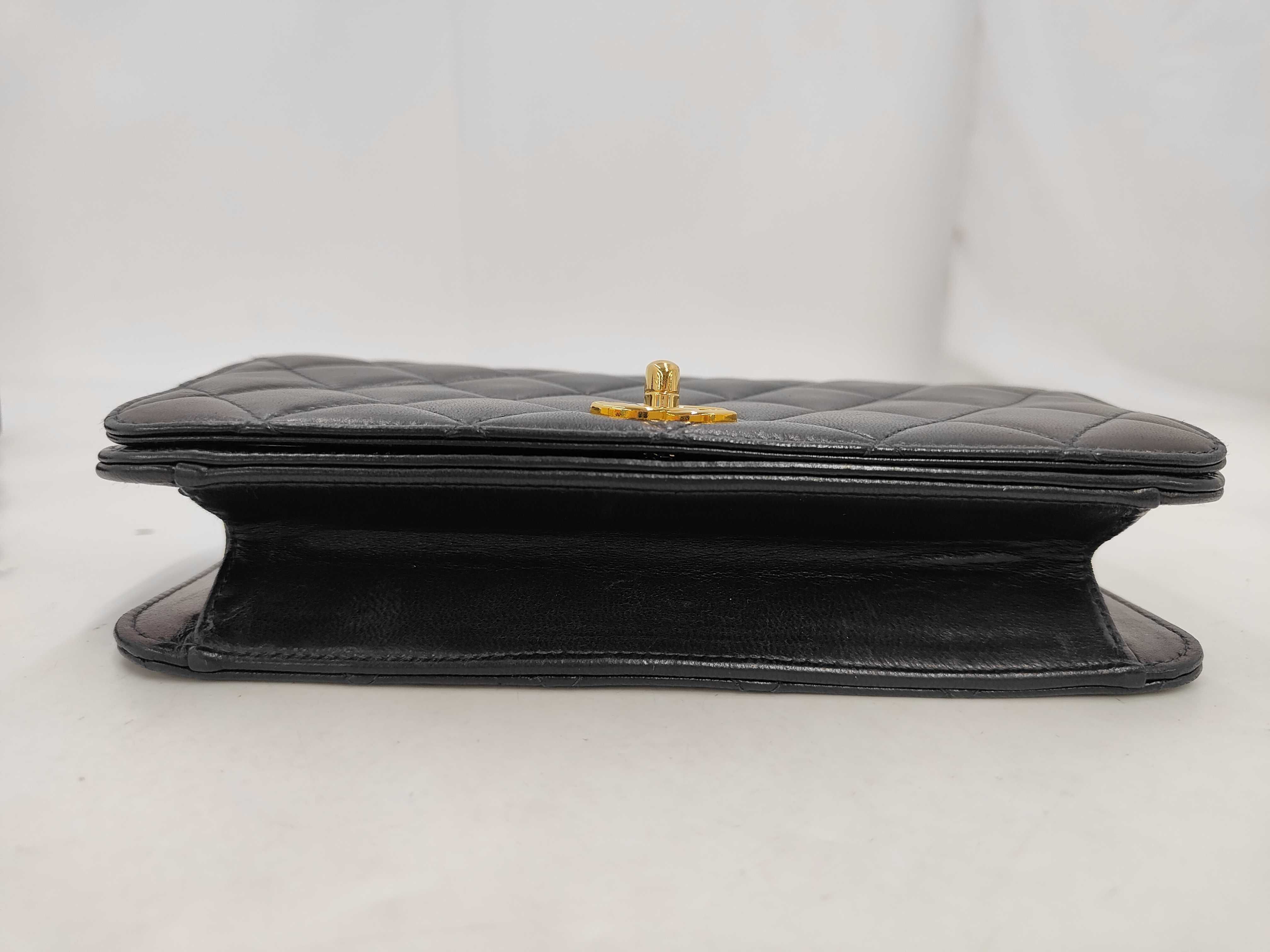 Matelassé Full Flap Turnlock Chain Shoulder Bag, Black, Series 6, with Box, Dust Bag, Card, and Sticker. — view 3
