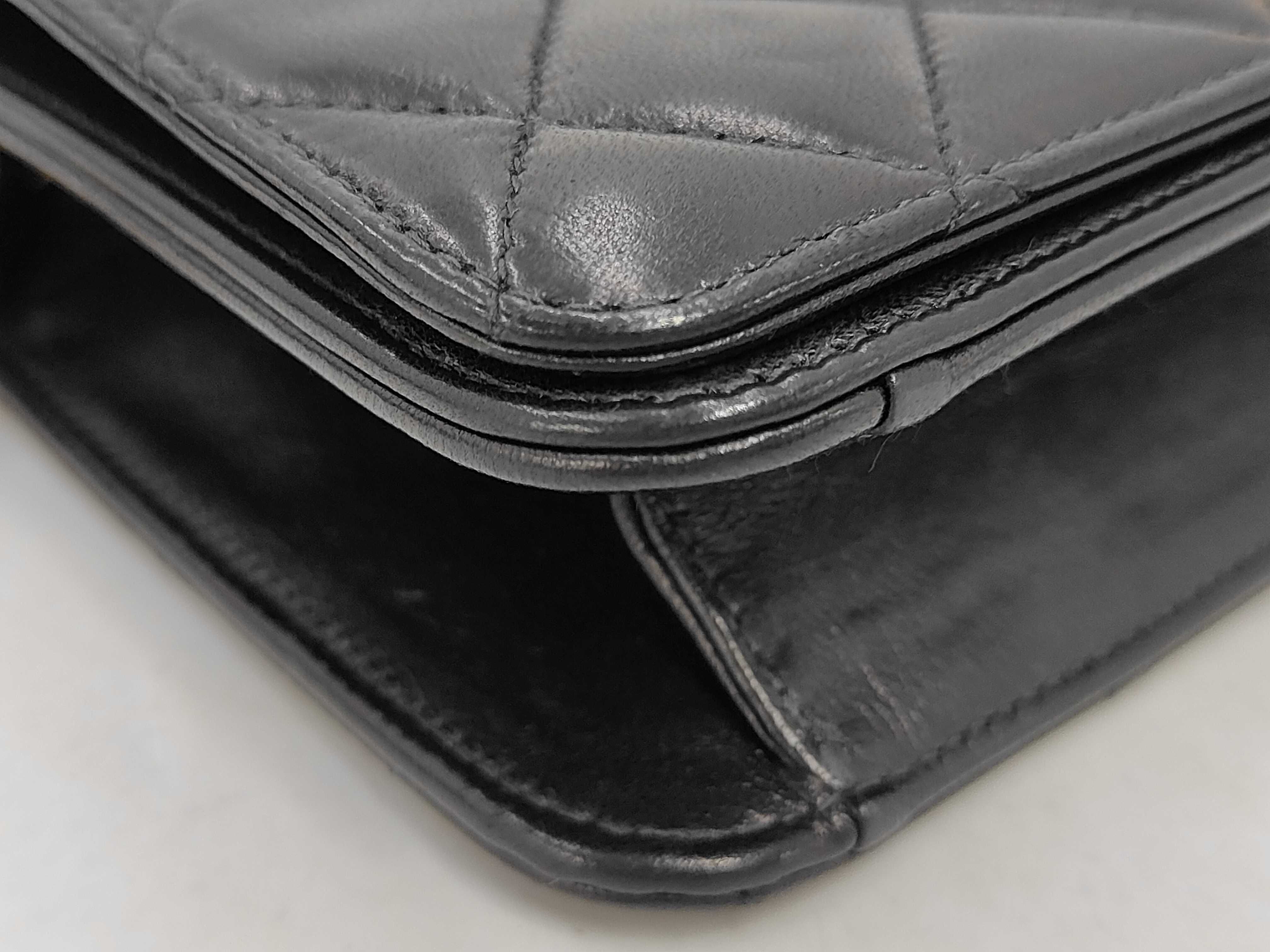 Matelassé Full Flap Turnlock Chain Shoulder Bag, Black, Series 6, with Box, Dust Bag, Card, and Sticker. — view 4