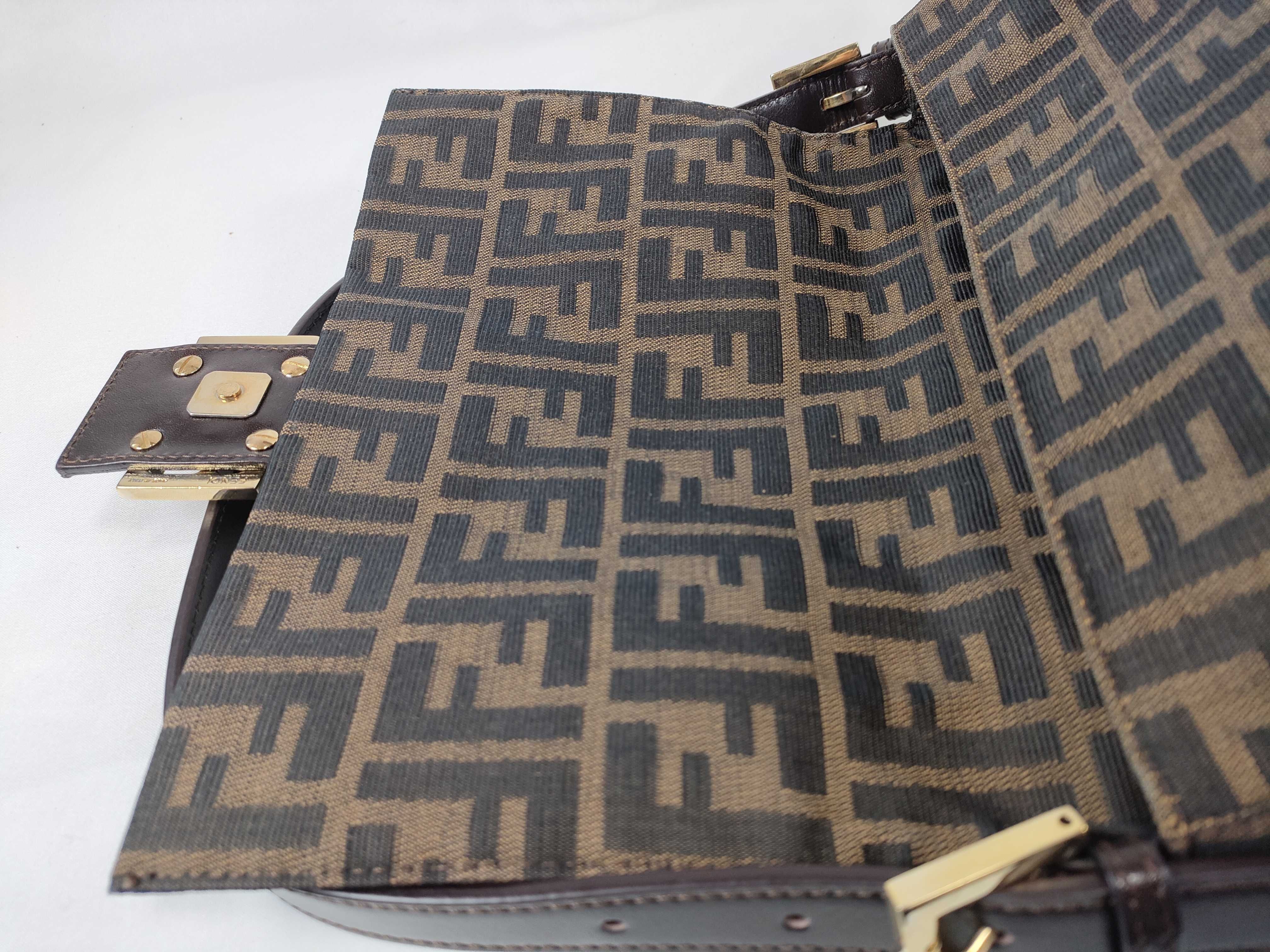 Zucca pattern Fendi Mamma Bucket one-shoulder bag — view 8