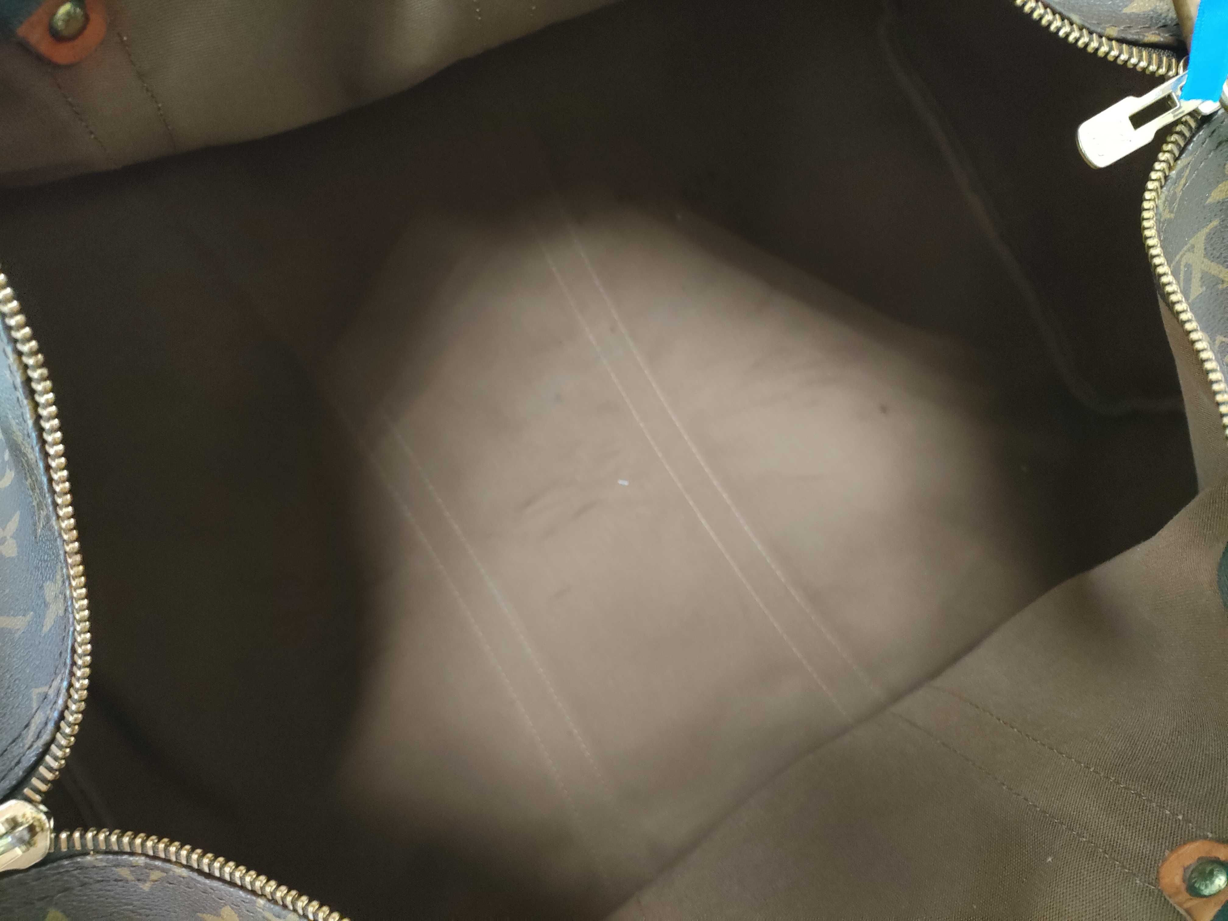 Monogram Keepall Bandoulière 55 M41414 SH0960 Brown Boston Bag — view 13