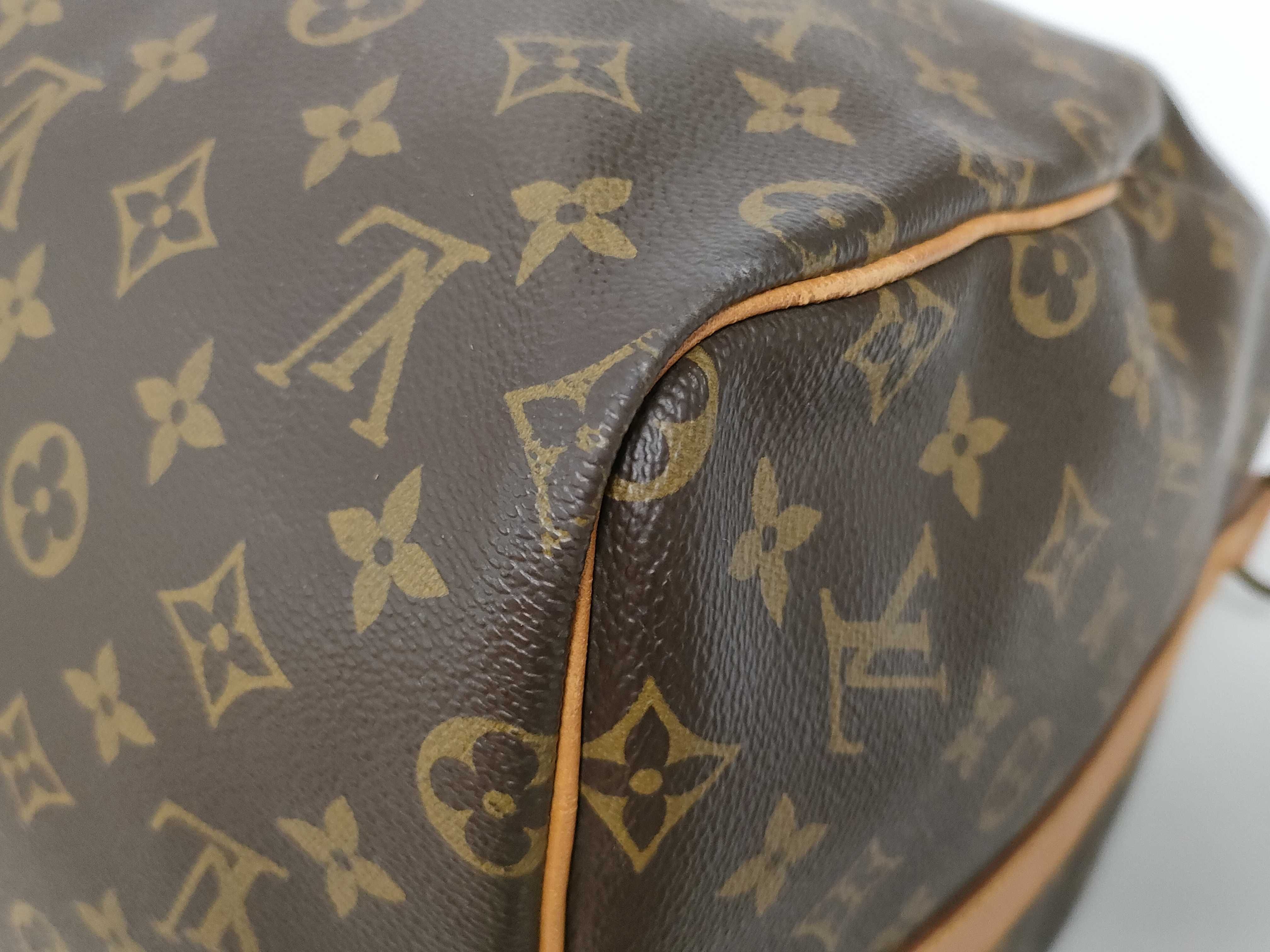 Monogram Keepall Bandoulière 55 M41414 SH0960 Brown Boston Bag — view 4