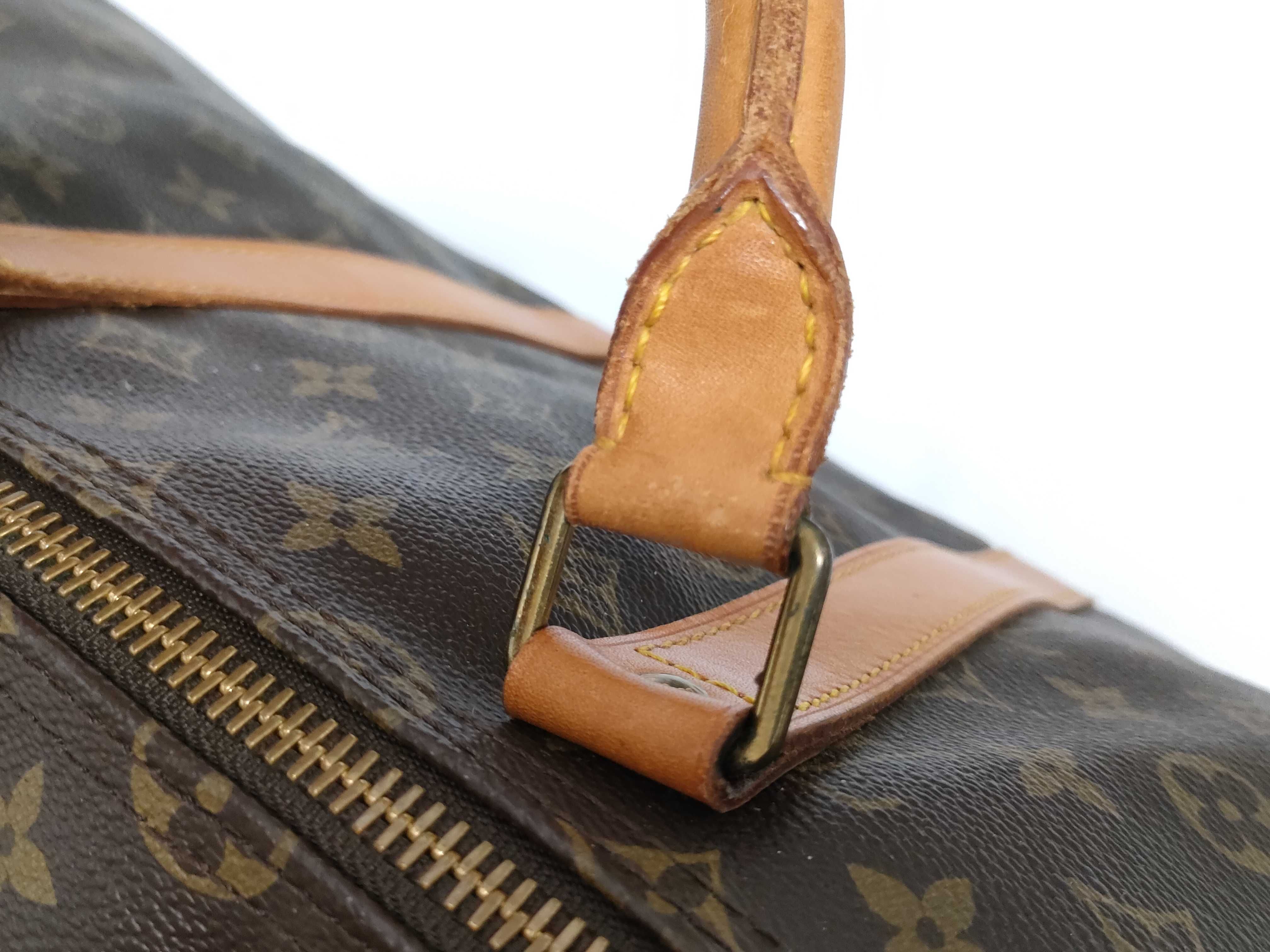 Monogram Keepall Bandoulière 55 M41414 SH0960 Brown Boston Bag — view 9