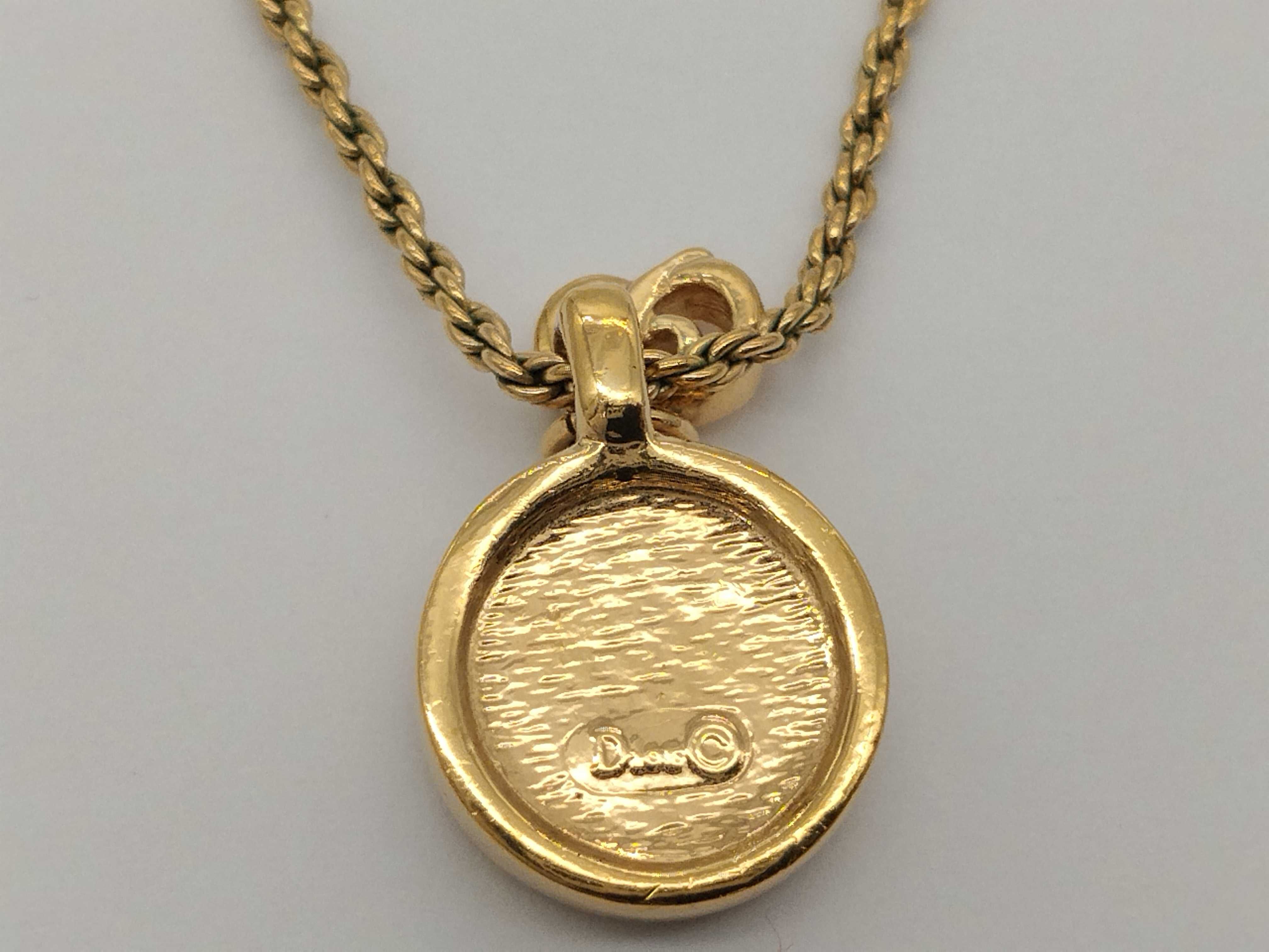 CD Rhinestone Swing Necklace — view 6
