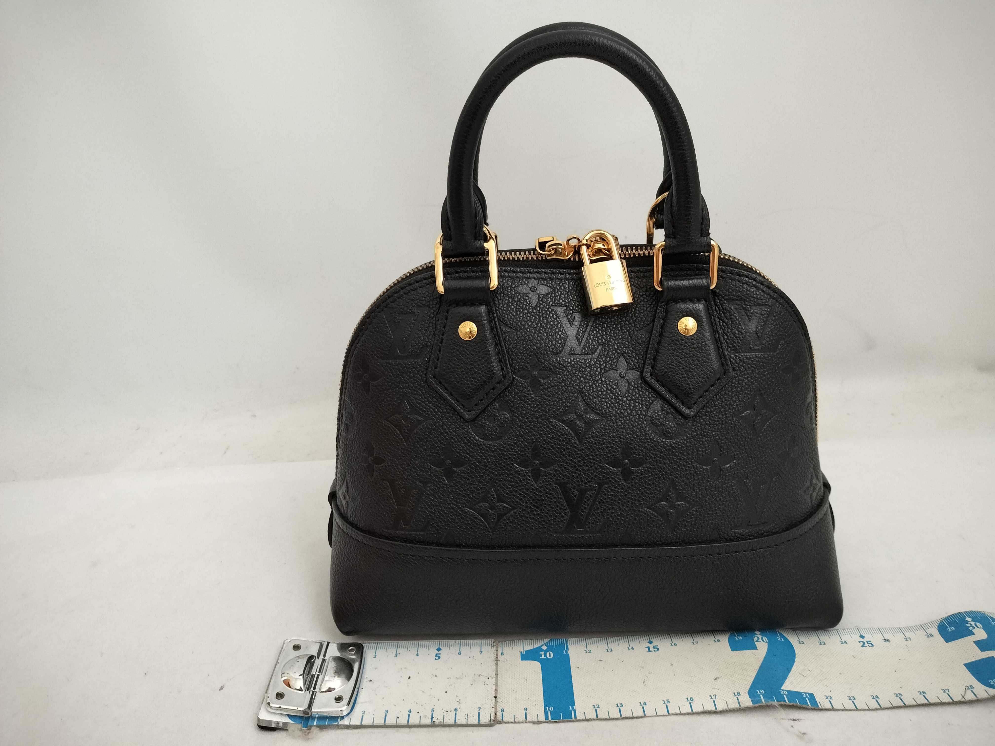 Monogram Empreinte Neo Alma BB M44829 Monogram Empreinte Black Gold Hardware Shoulder Bag — view 2