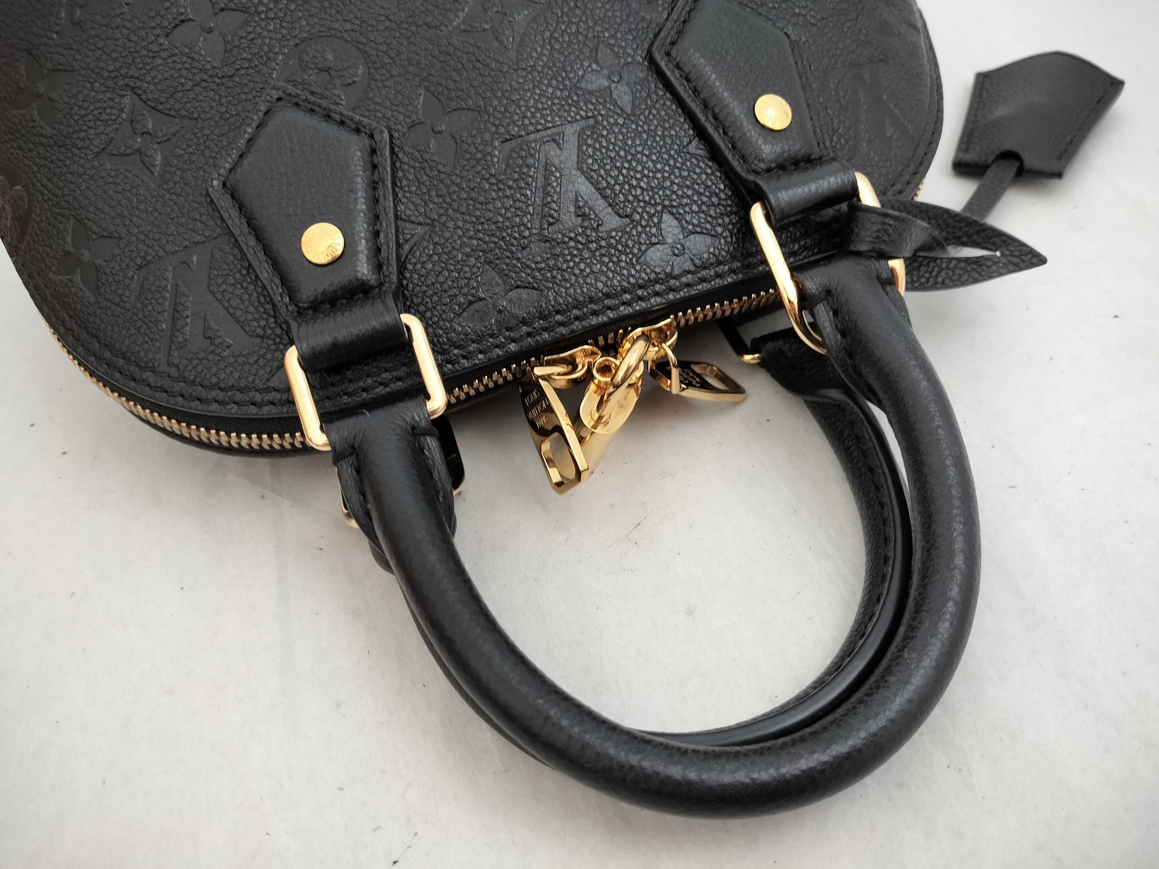 Monogram Empreinte Neo Alma BB M44829 Monogram Empreinte Black Gold Hardware Shoulder Bag — view 3