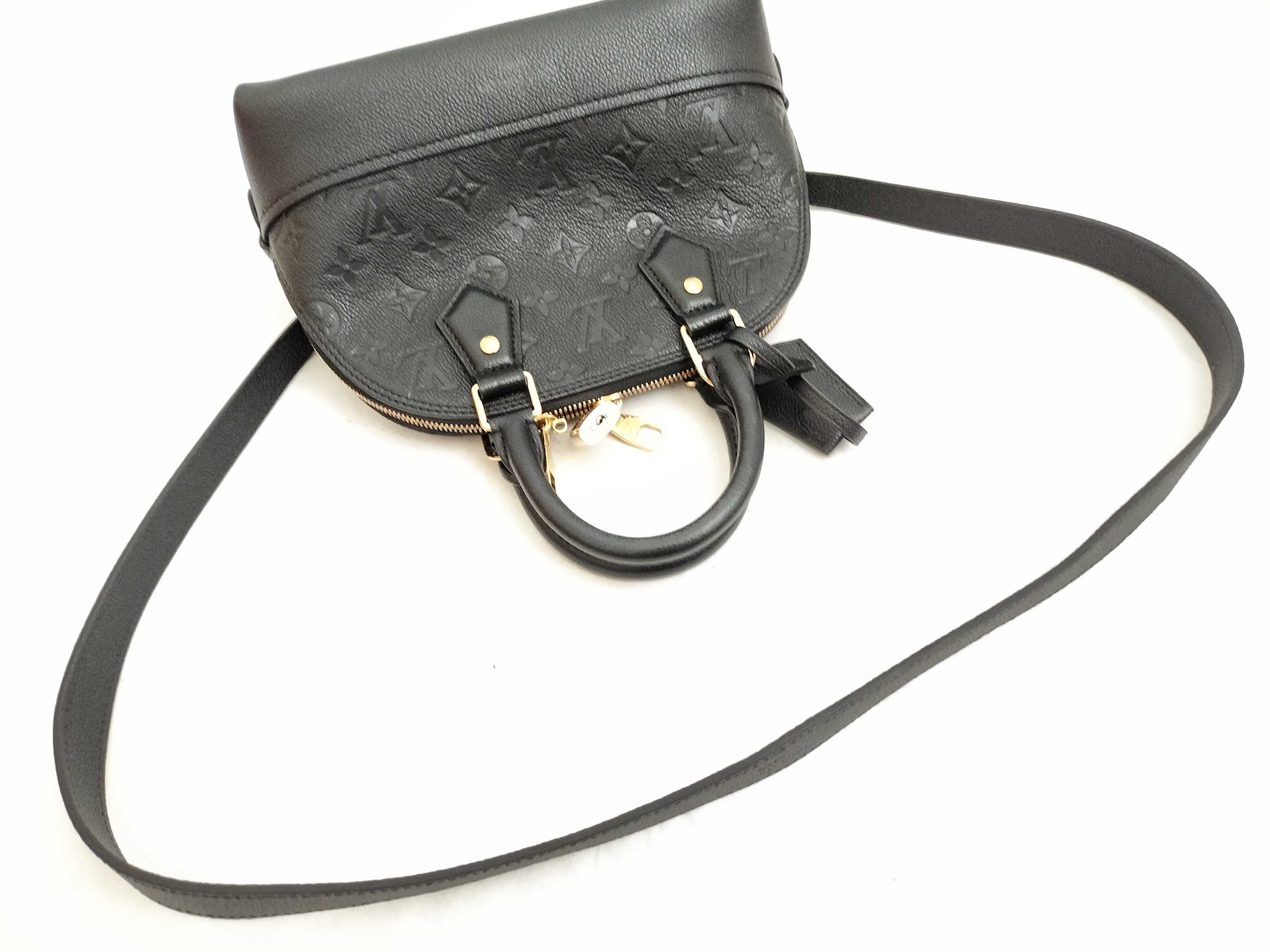 Monogram Empreinte Neo Alma BB M44829 Monogram Empreinte Black Gold Hardware Shoulder Bag — view 6