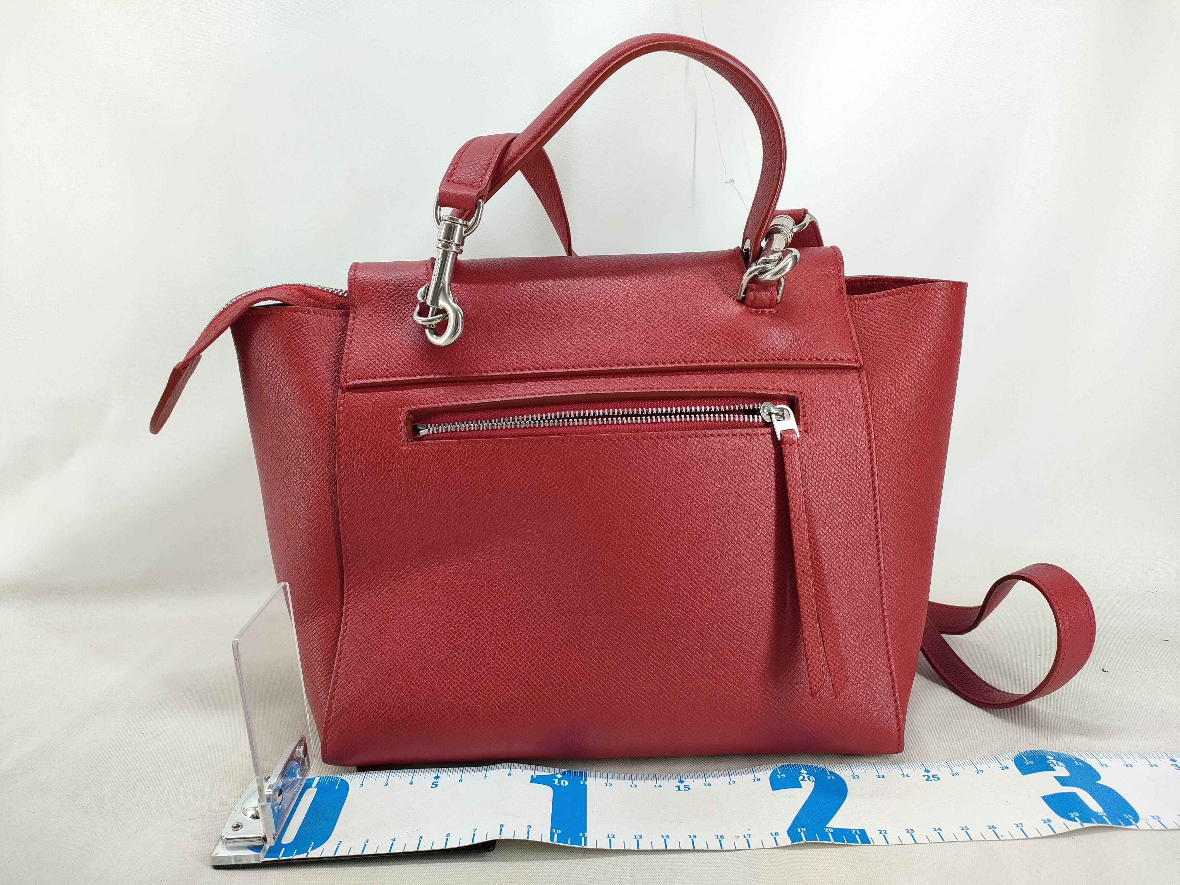 Red Calfskin Belt Bag 2-Way Bag — view 2