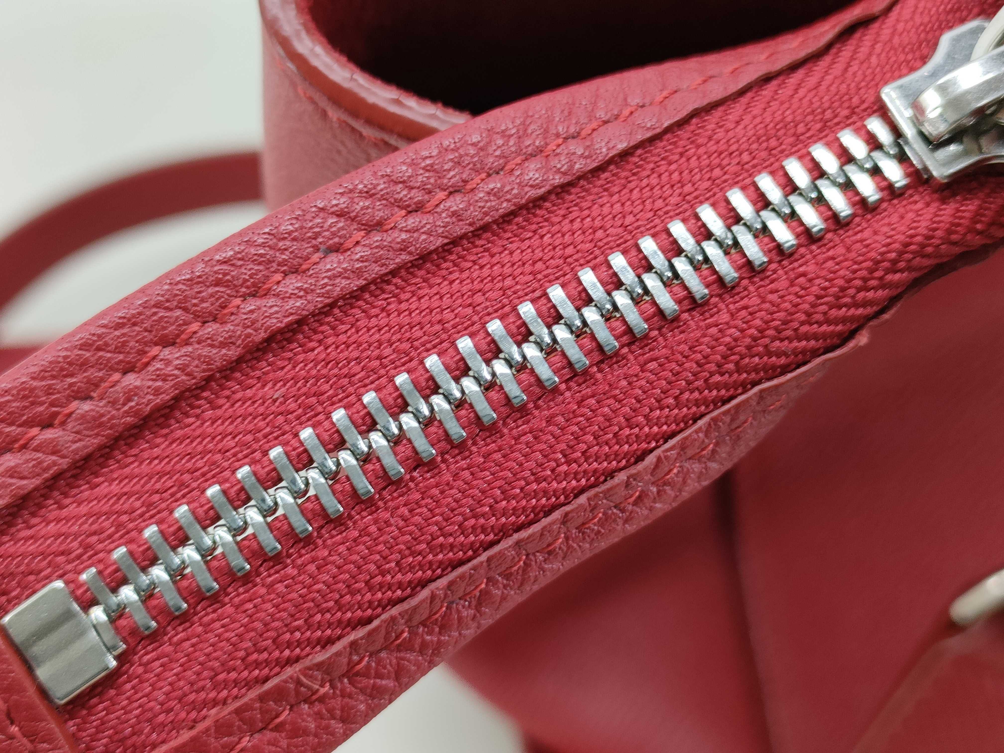Red Calfskin Belt Bag 2-Way Bag — view 15