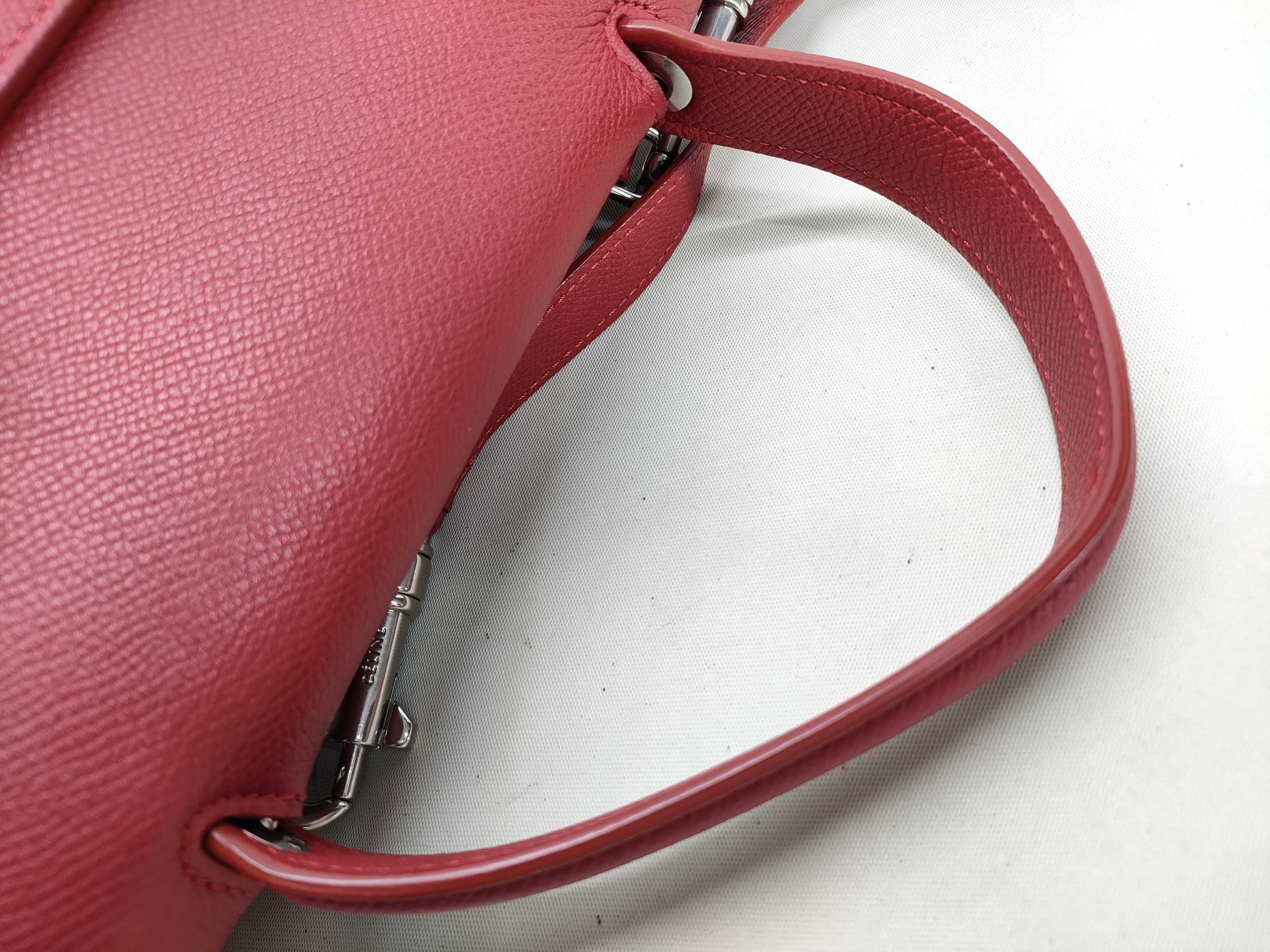 Red Calfskin Belt Bag 2-Way Bag — view 5