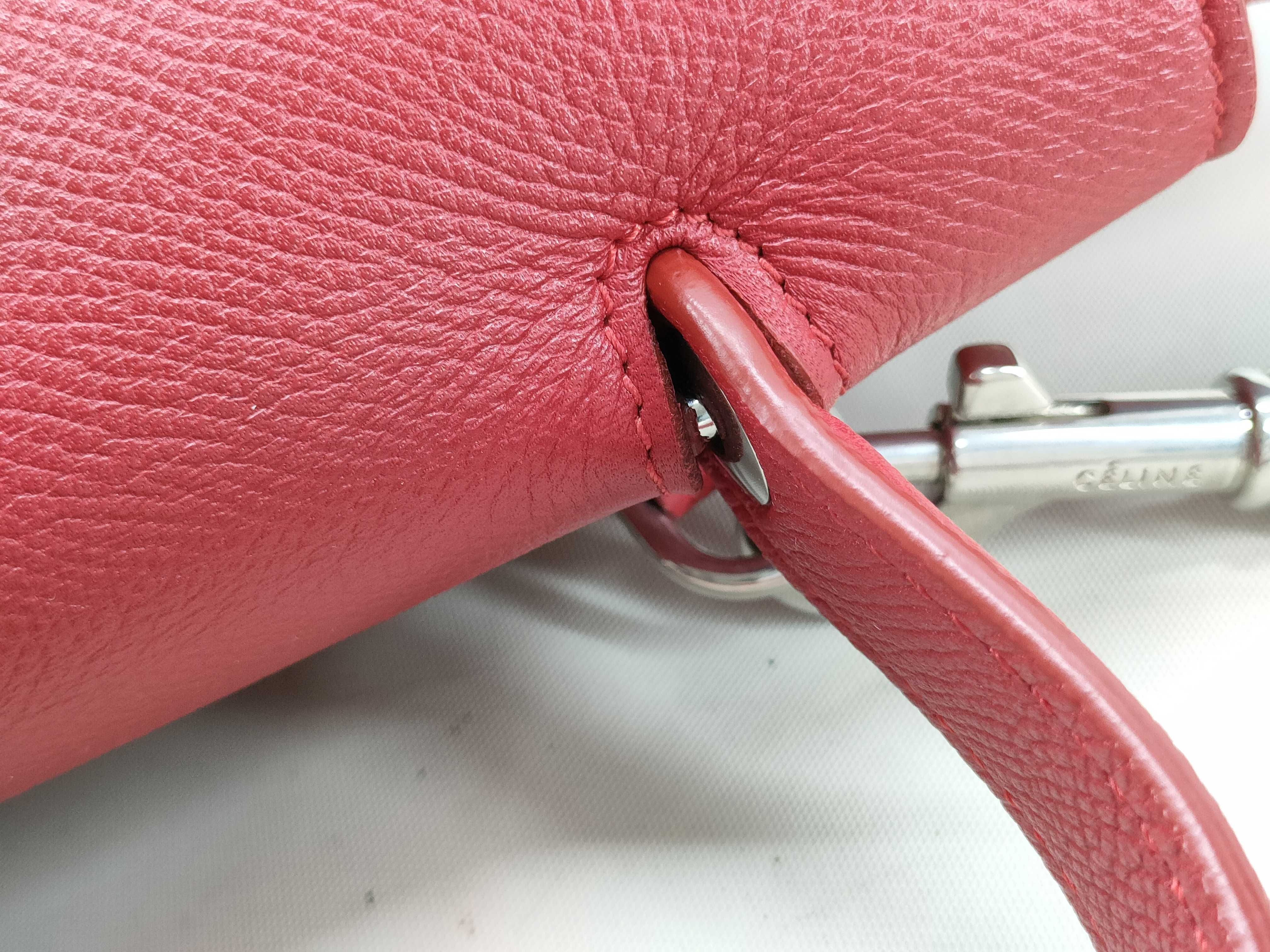 Red Calfskin Belt Bag 2-Way Bag — view 8
