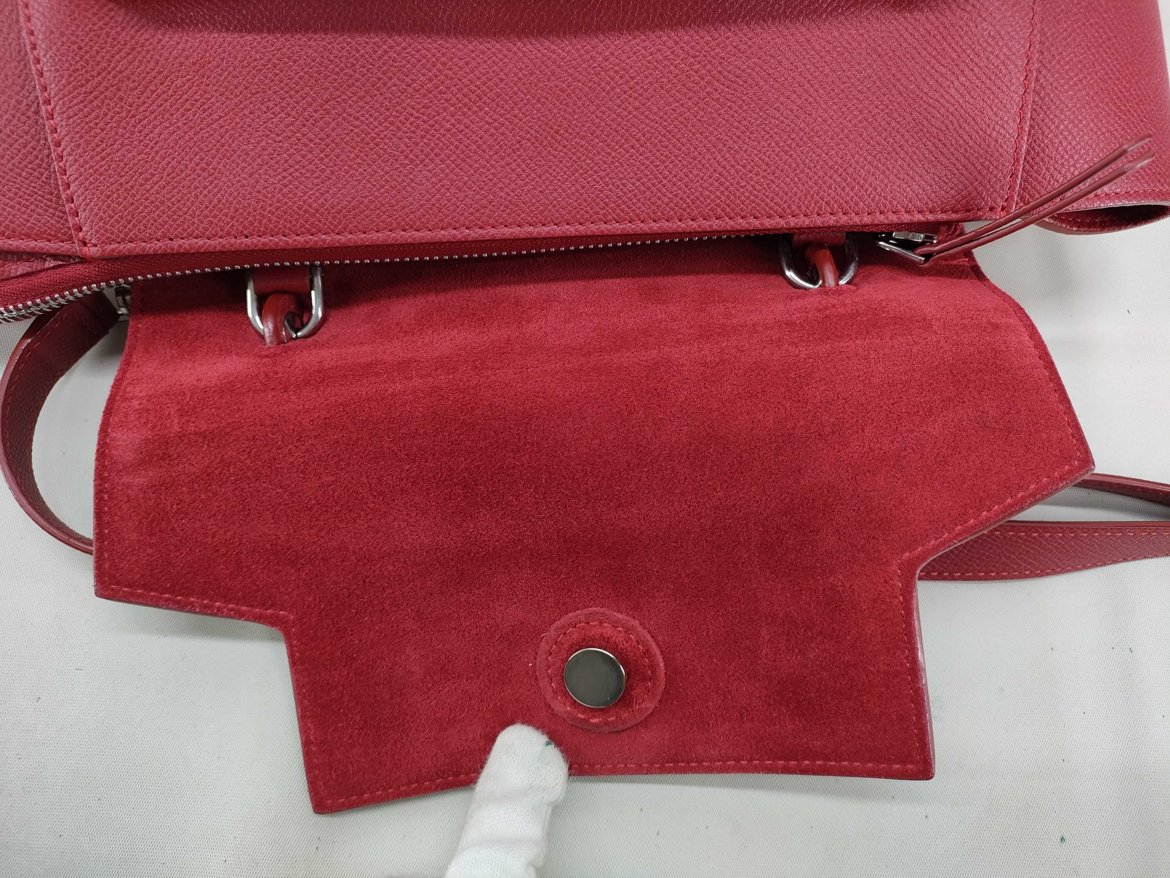 Red Calfskin Belt Bag 2-Way Bag — view 10