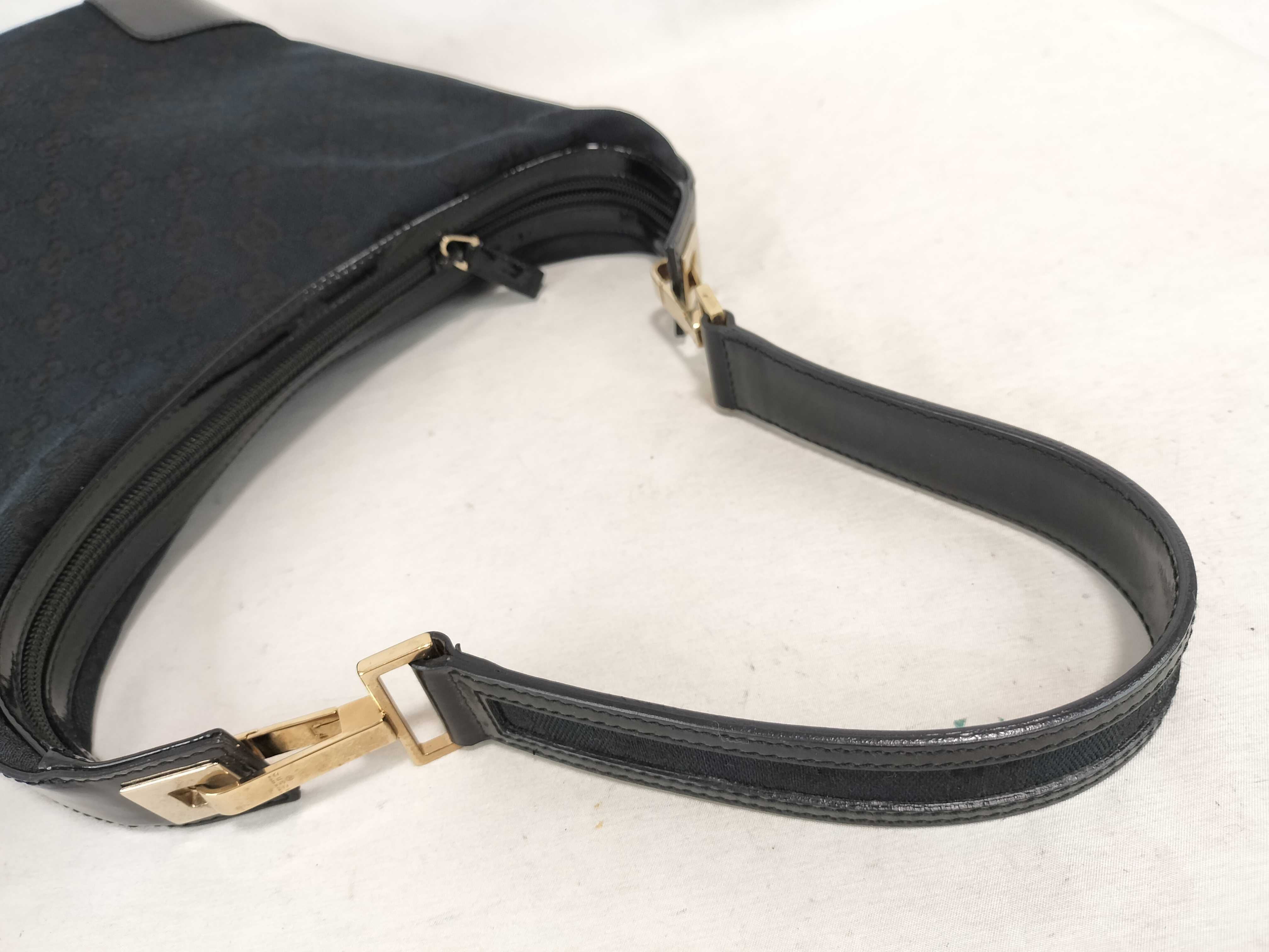 GG Canvas One-Shoulder Bag, Black, 001 4204 — view 3
