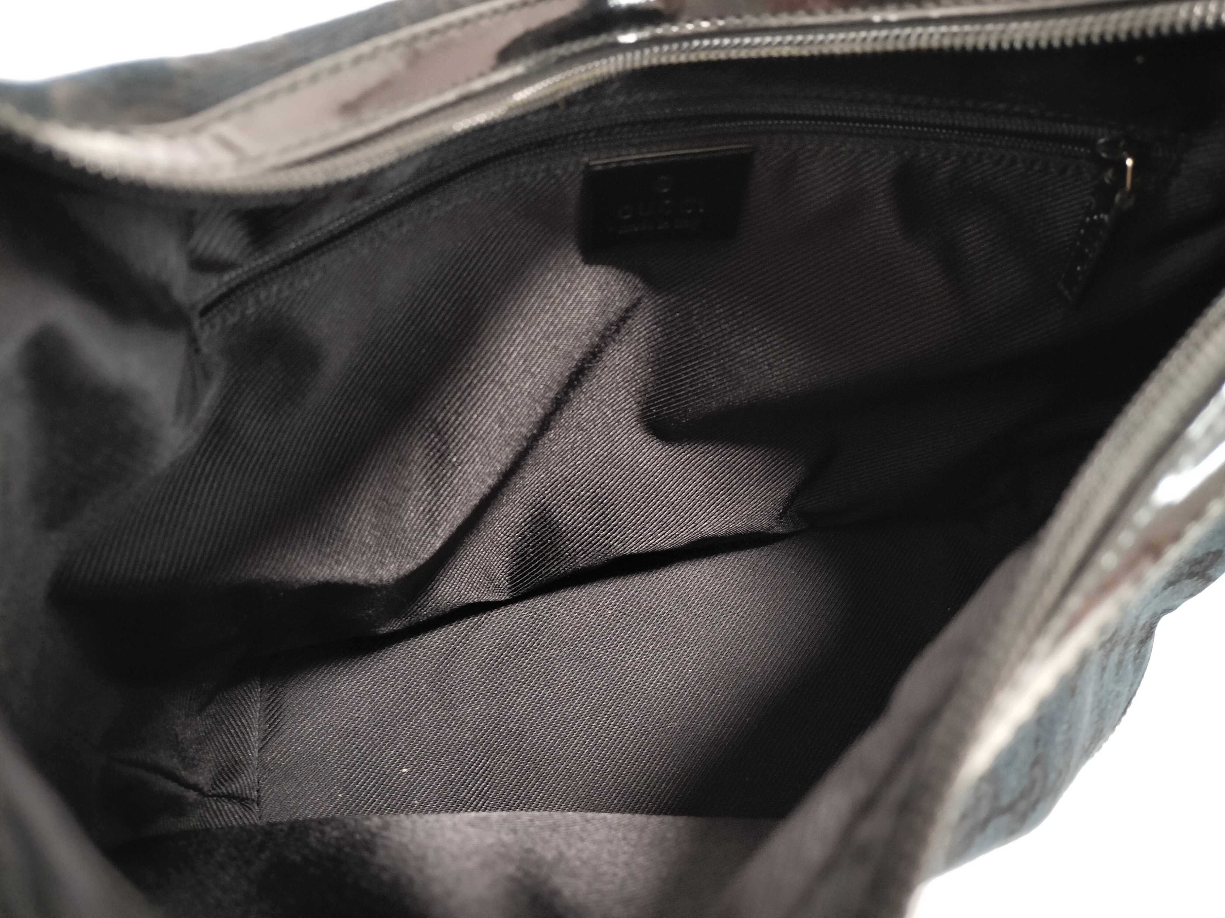 GG Canvas One-Shoulder Bag, Black, 001 4204 — view 10