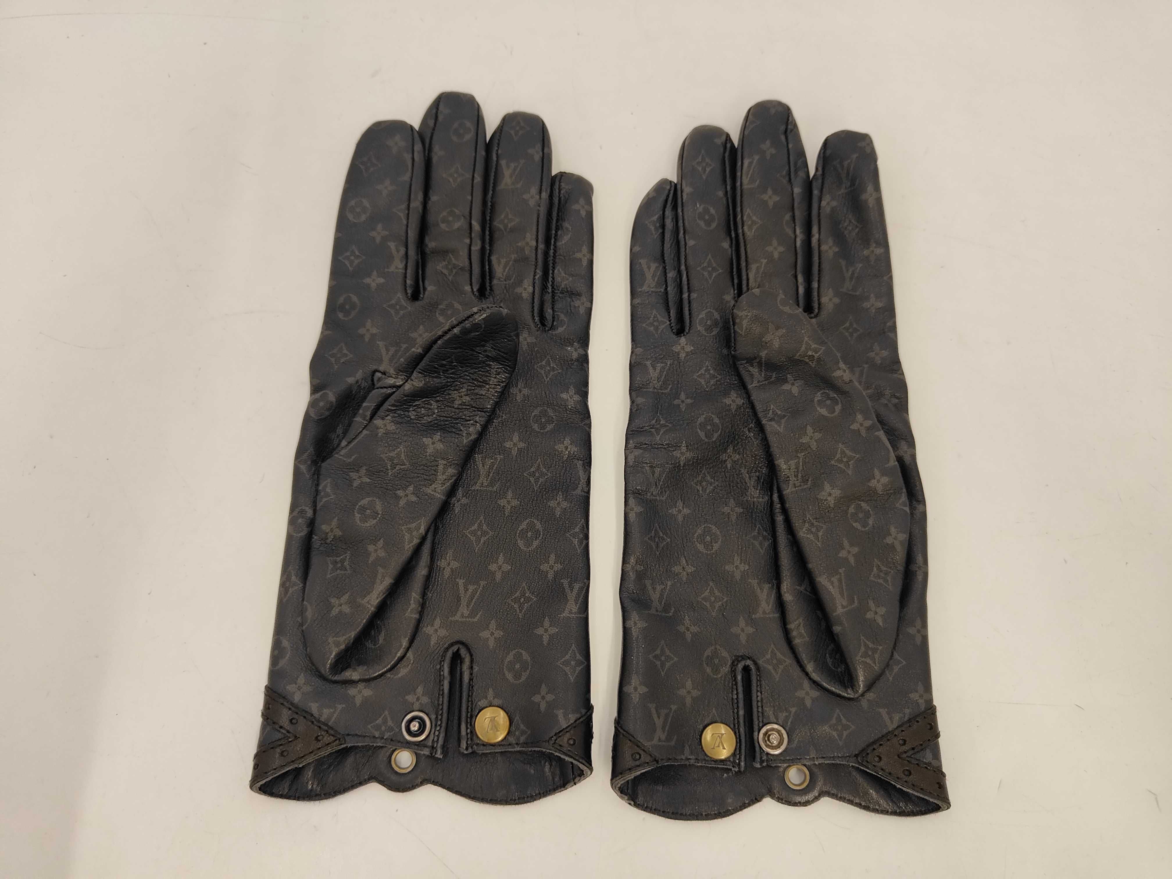 Gloves Leather Black Other Accessories — view 2