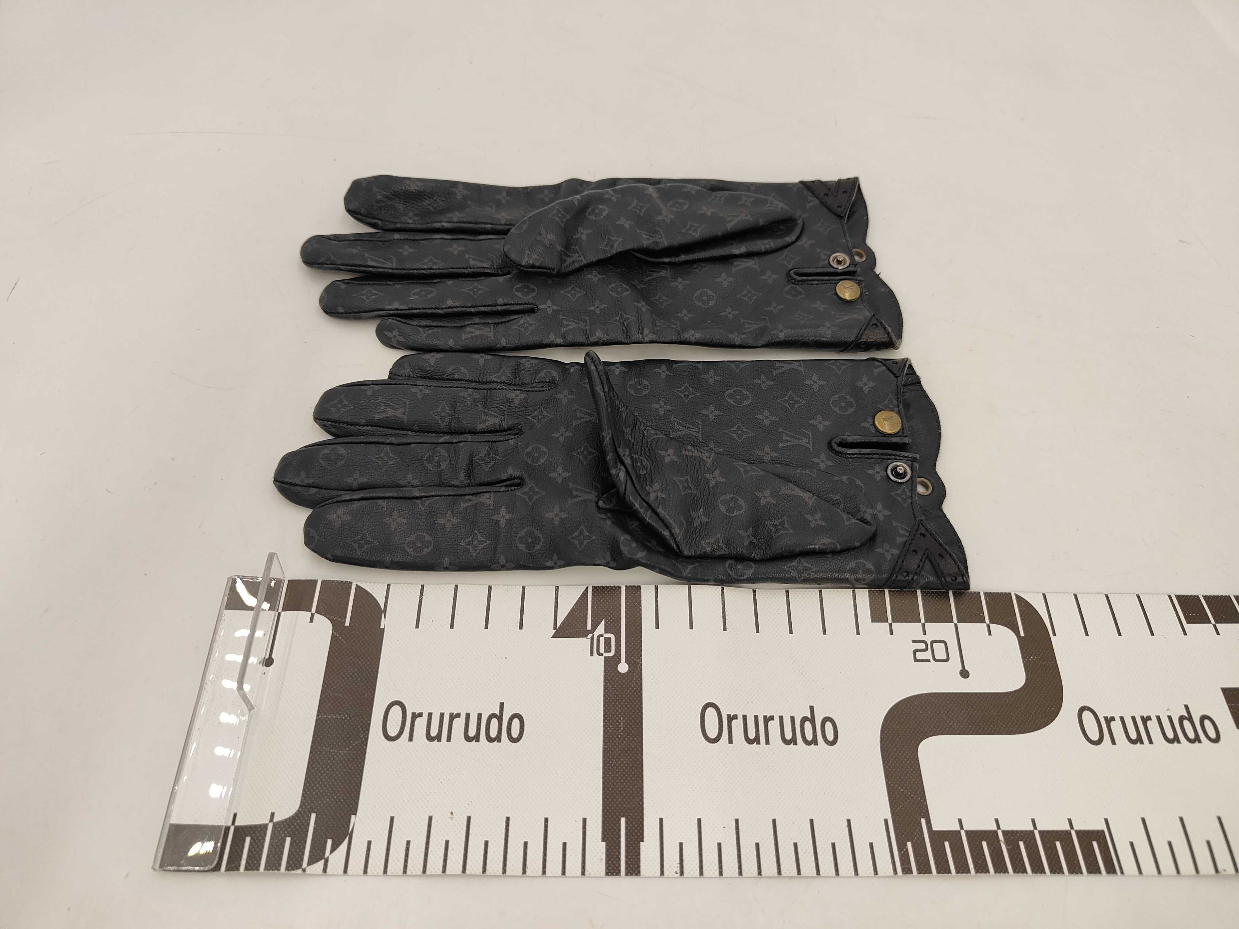 Gloves Leather Black Other Accessories — view 3