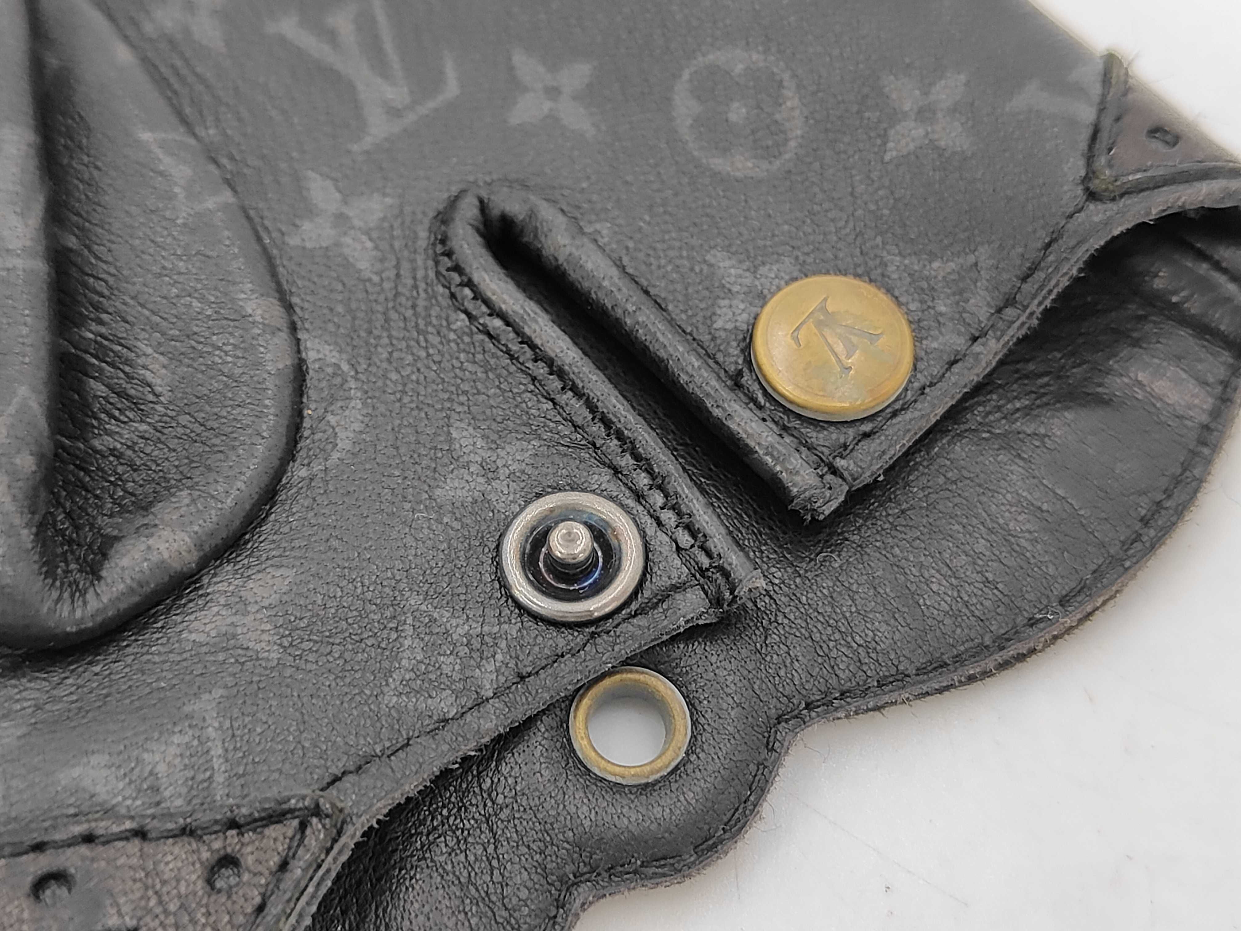 Gloves Leather Black Other Accessories — view 4