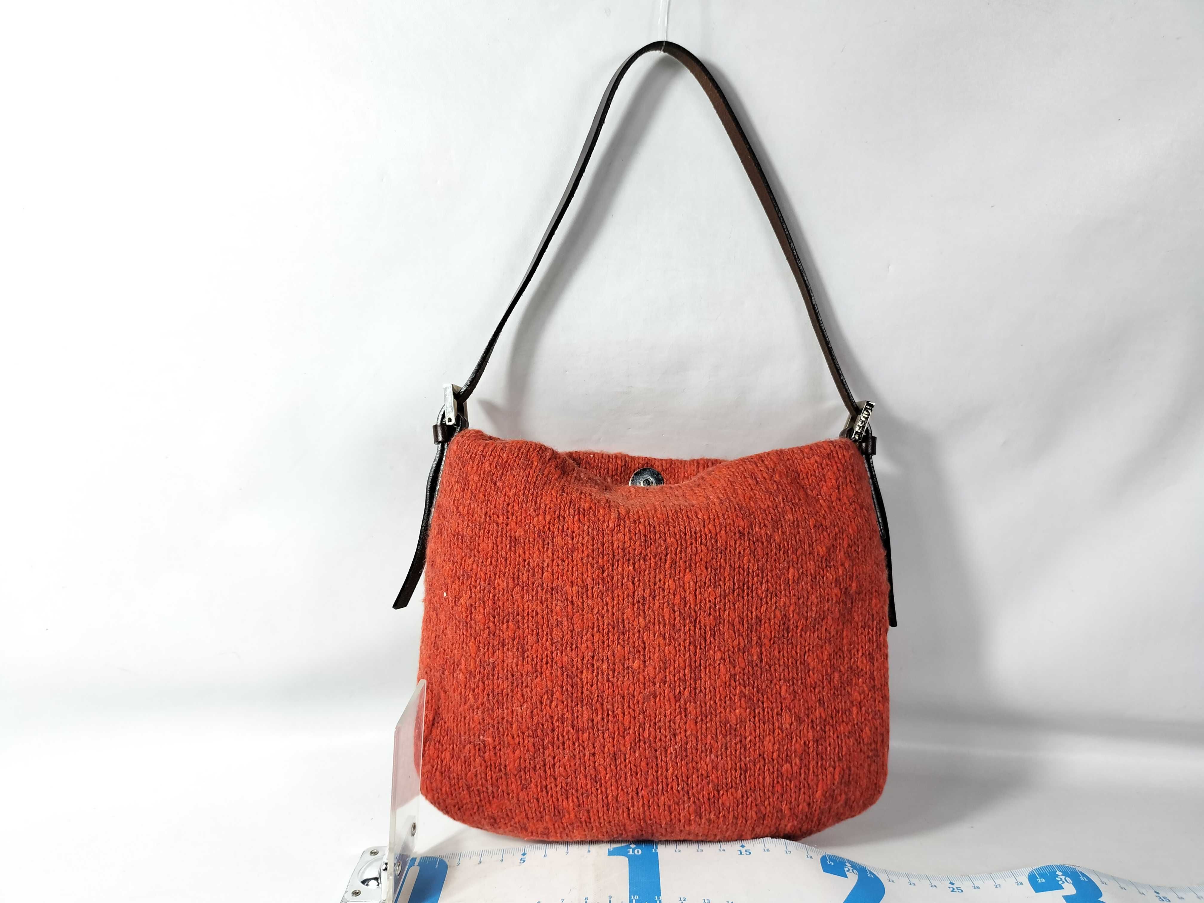 handbag, one-shoulder, wool shoulder bag — view 2