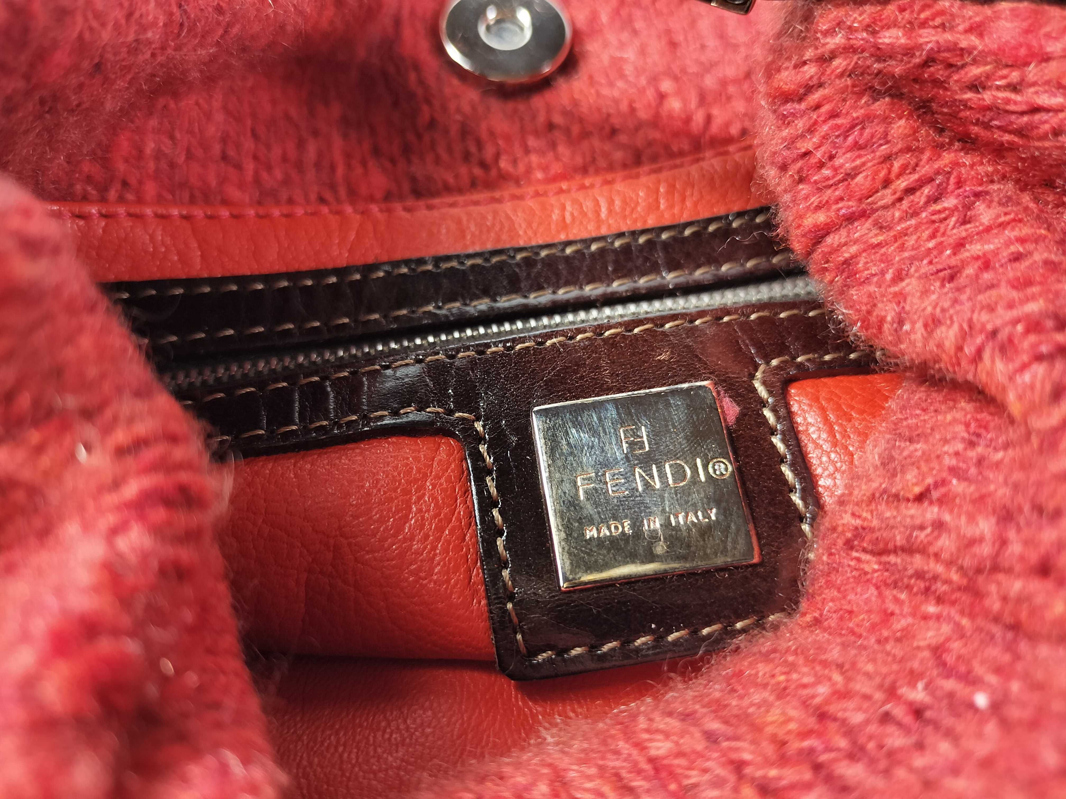 handbag, one-shoulder, wool shoulder bag — view 10