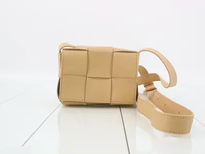 Maxi Intrecciato Candy Cassette Leather Shoulder Bag