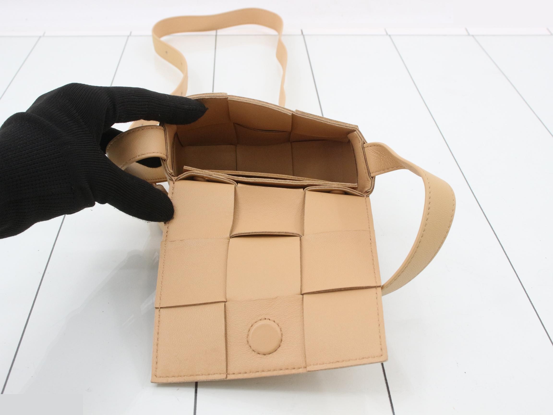 Maxi Intrecciato Candy Cassette Leather Shoulder Bag — view 4