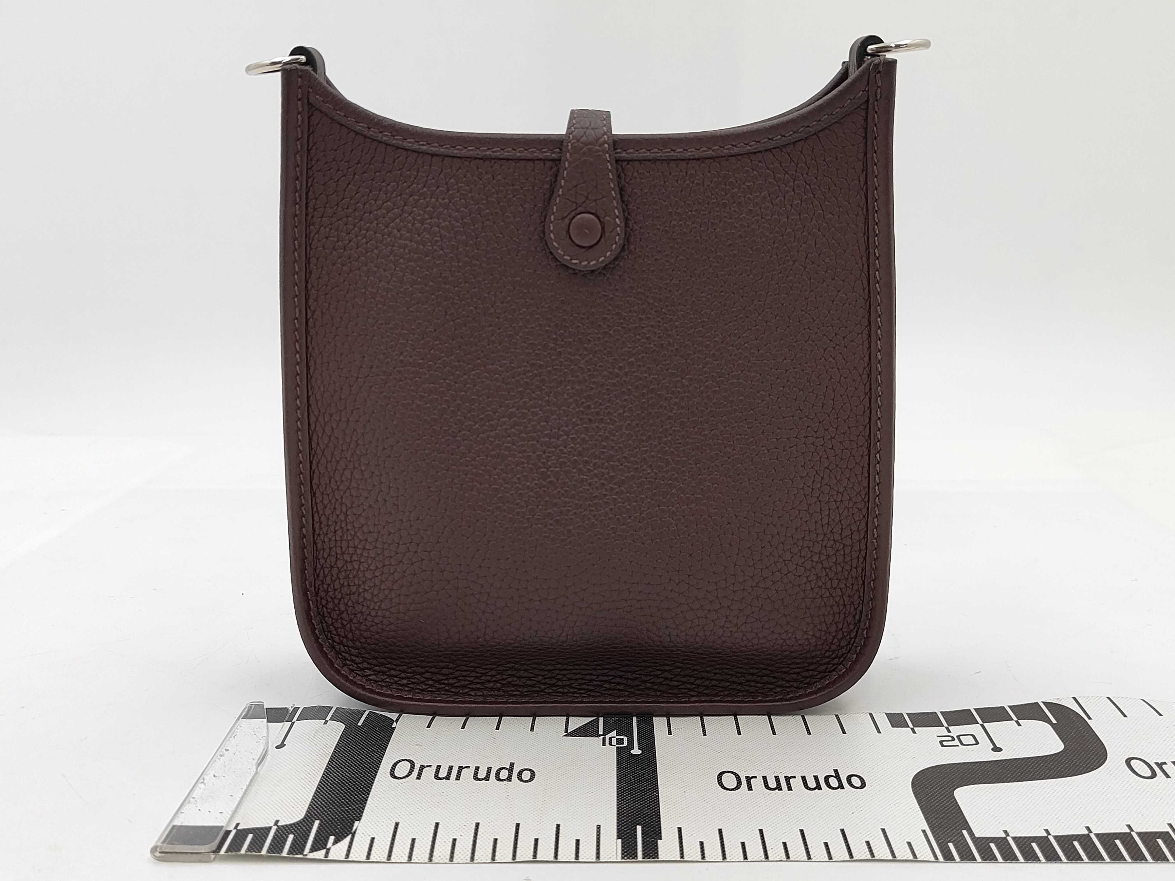 Evelyne TPM Bordeaux Silver Hardware B Stamp Taurillon Leather Shoulder Bag — view 2