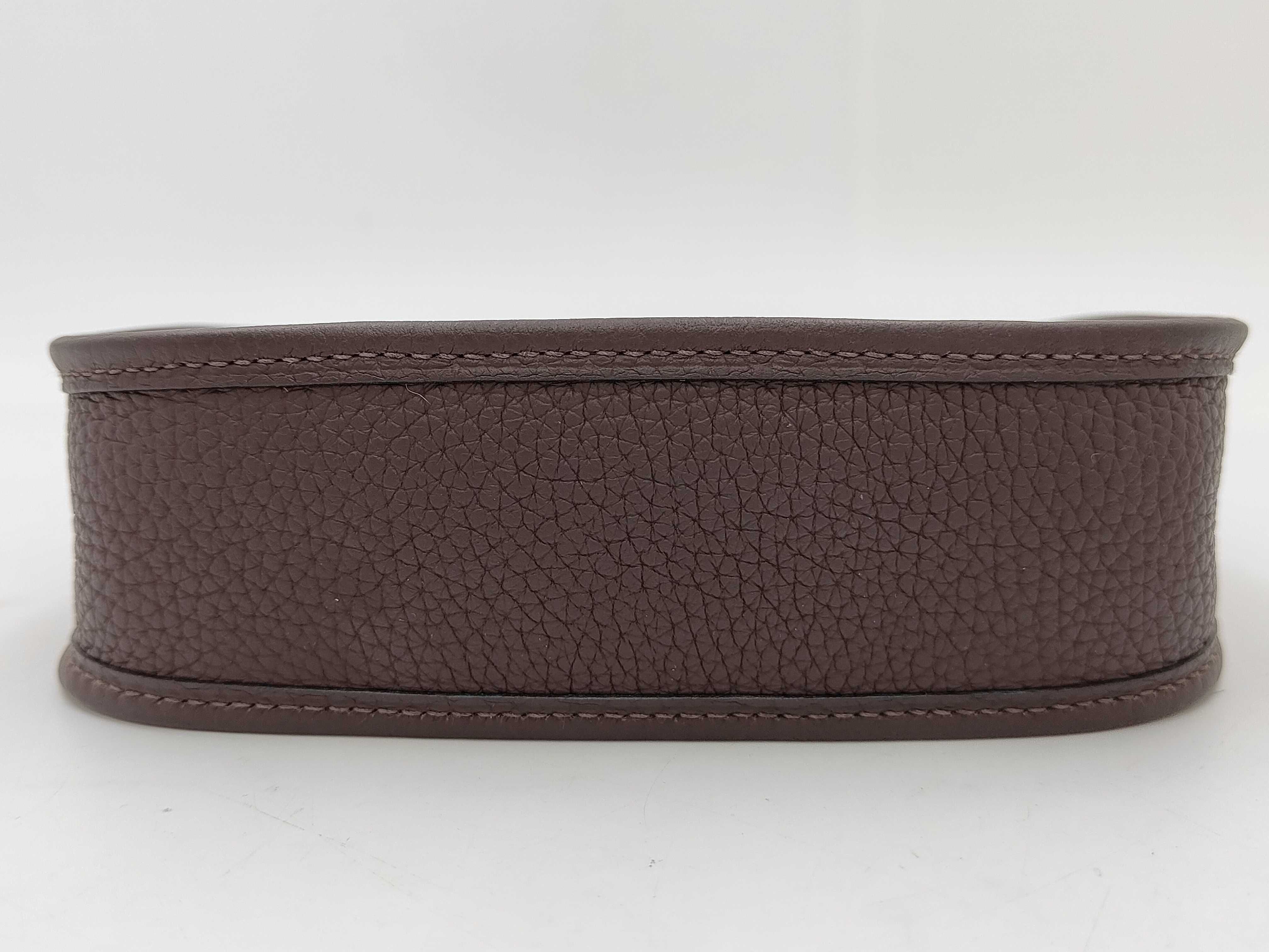 Evelyne TPM Bordeaux Silver Hardware B Stamp Taurillon Leather Shoulder Bag — view 3
